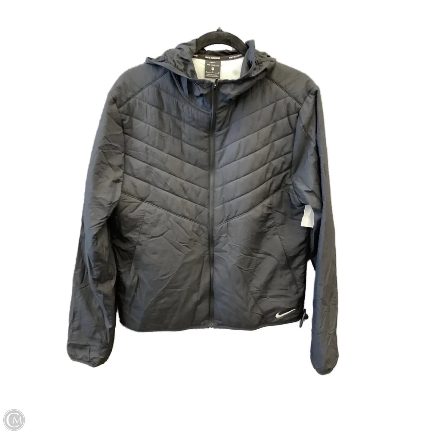 Coat Puffer & Quilted By Nike Apparel In Black, Size: M
