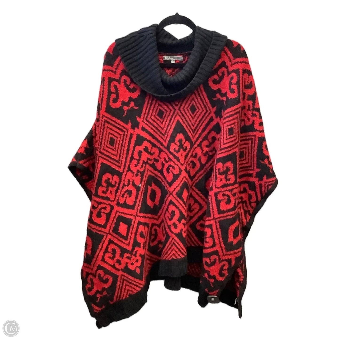 Shawl By 89th And Madison In Black & Red, Size: Xl