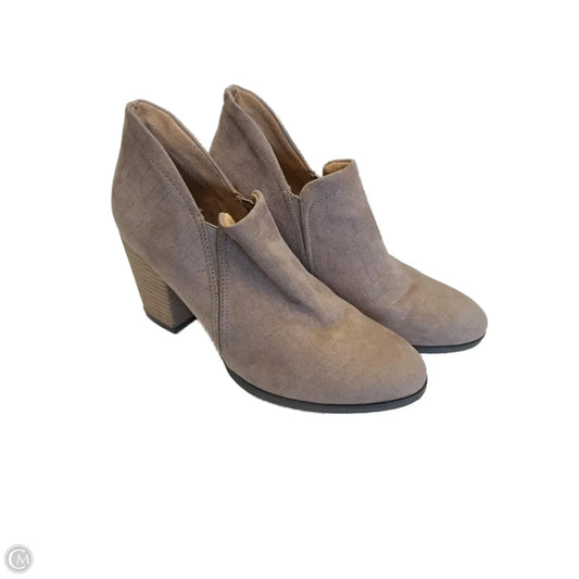Boots Ankle Heels By Dr Scholls In Brown, Size: 9