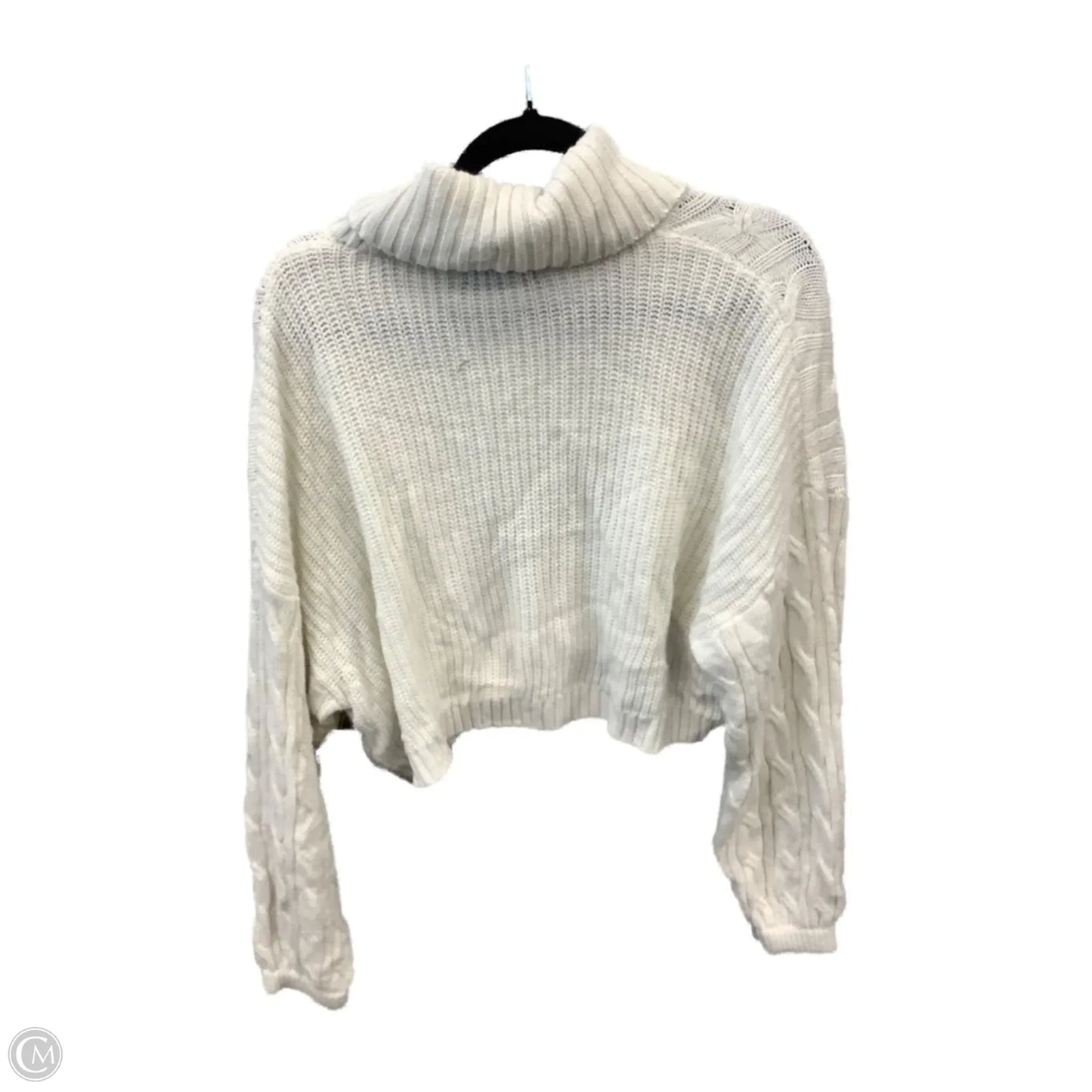 Sweater By Love Tree In White, Size: M