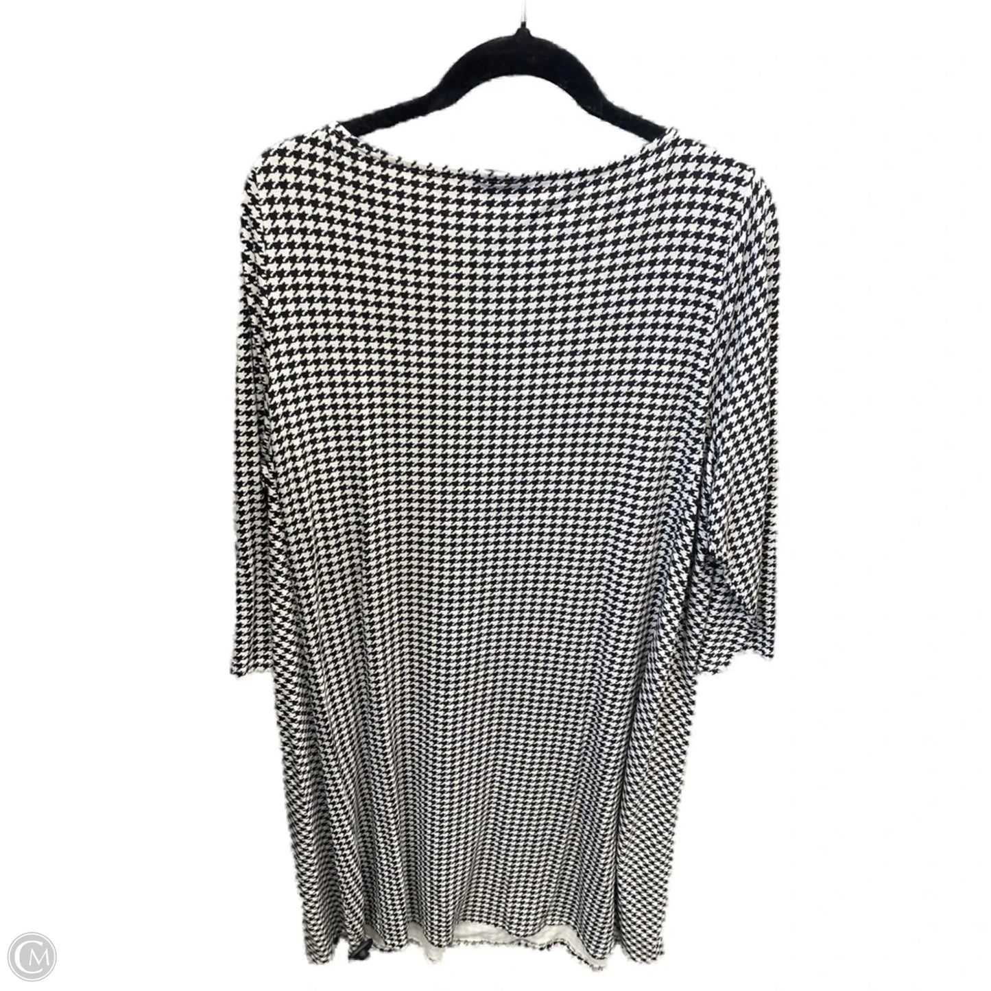 Dress Casual Midi By J. Jill In Black & White, Size: Xl