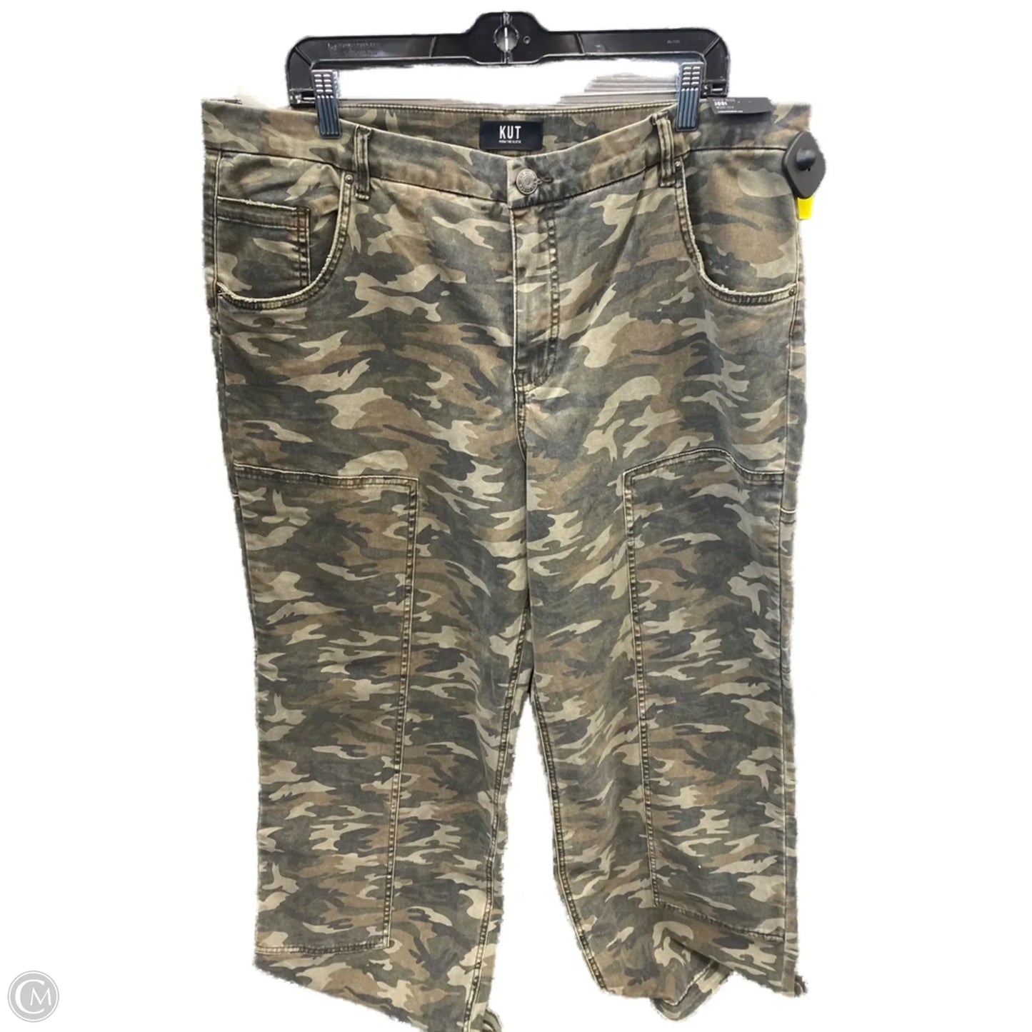 Pants Wide Leg By Kut In Camouflage Print, Size: 18