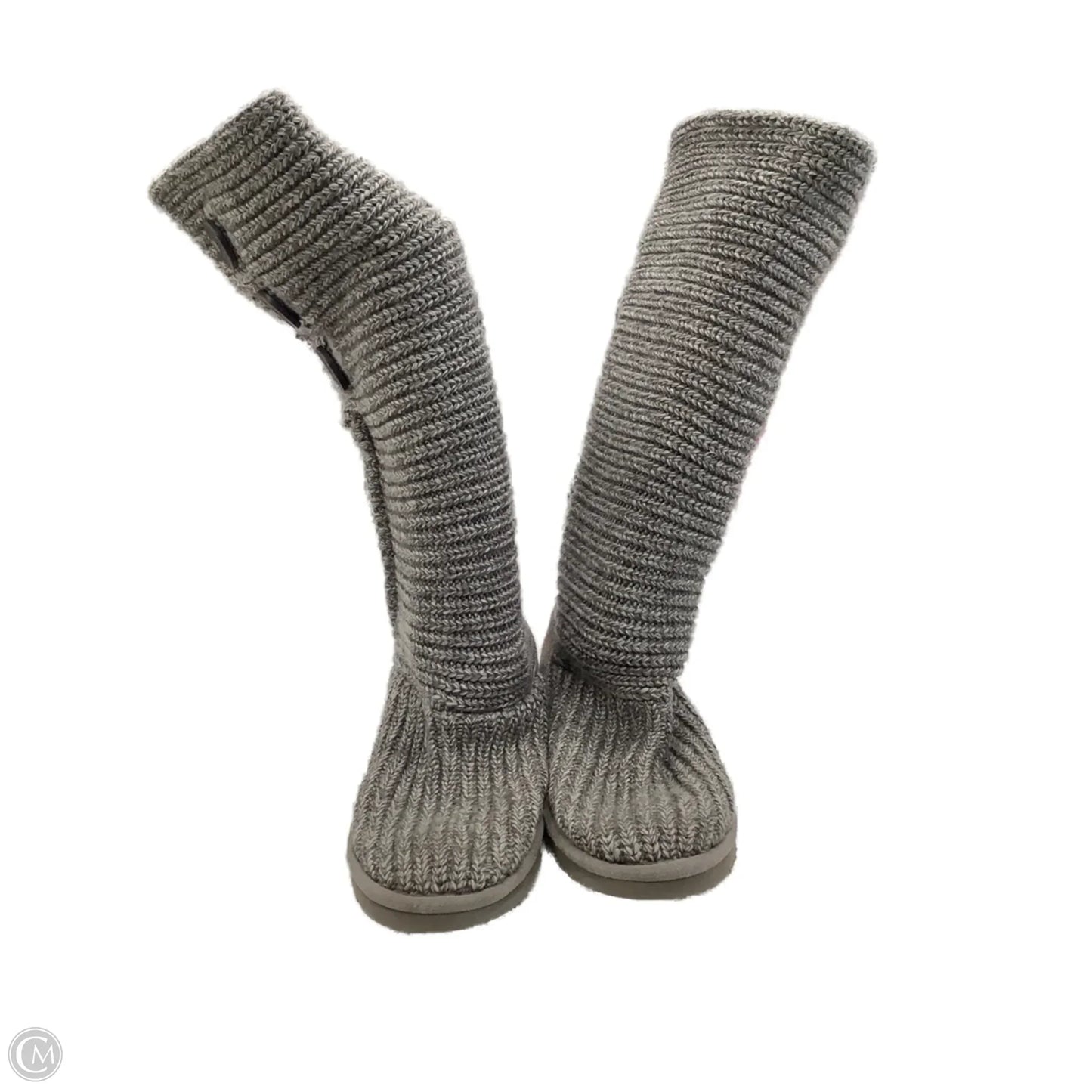 Boots Designer By Ugg In Grey, Size: 8