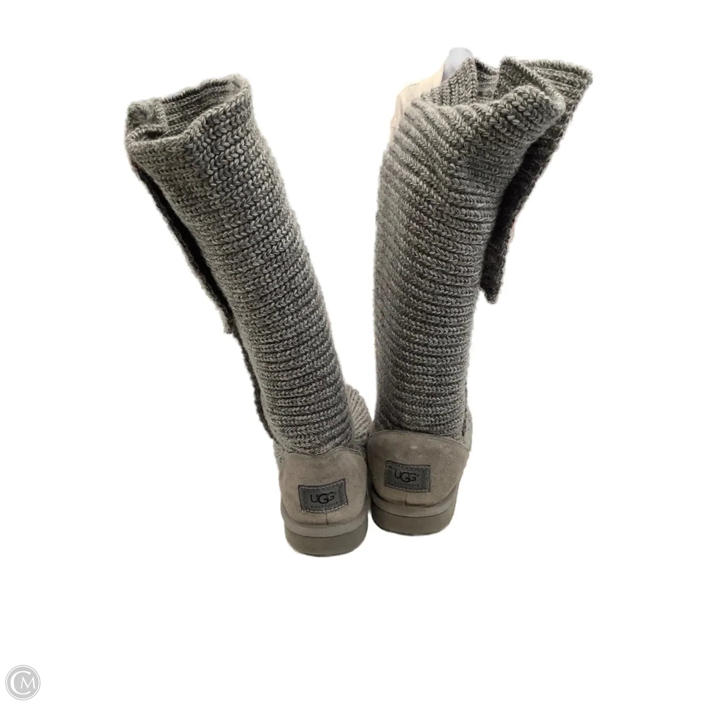 Boots Designer By Ugg In Grey, Size: 8