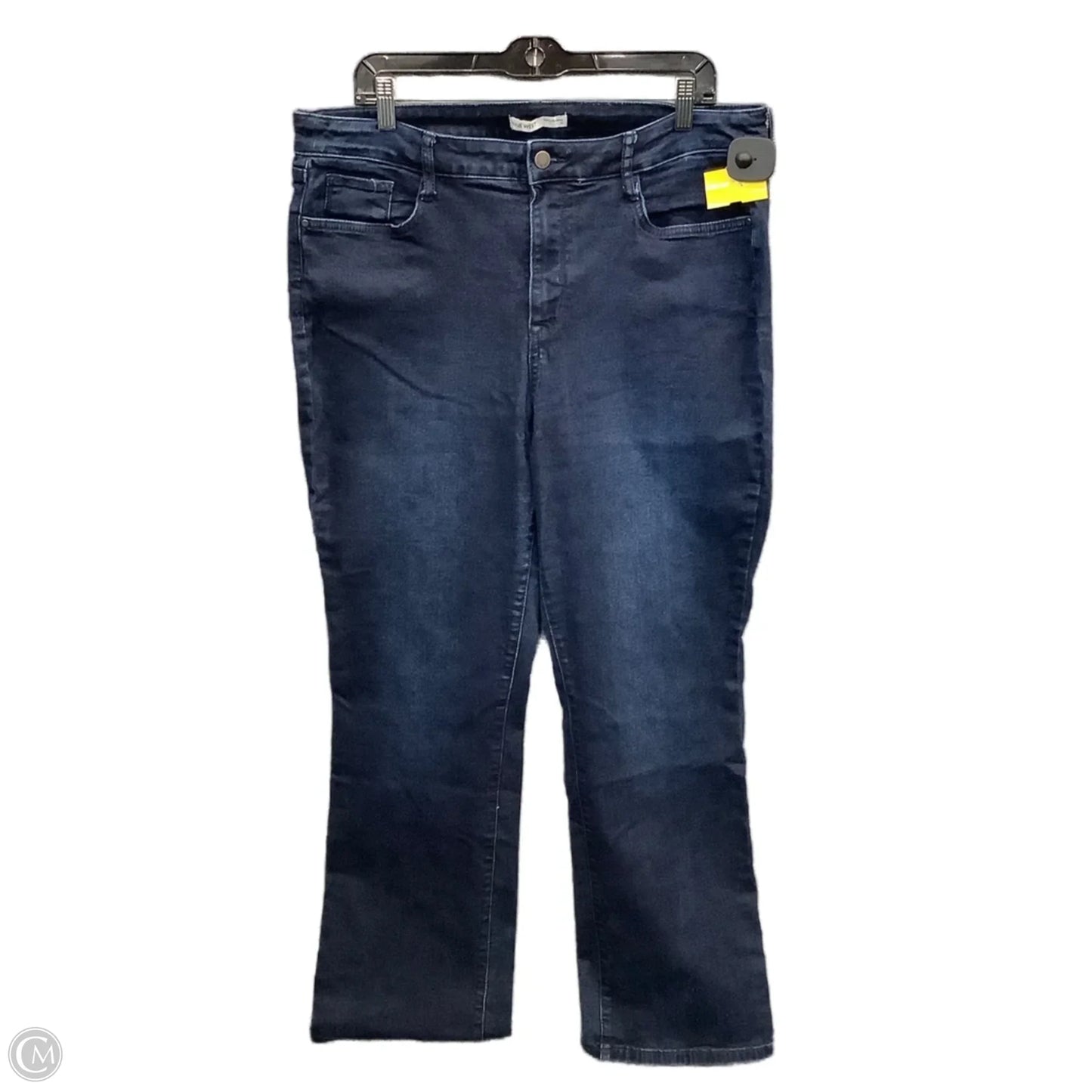 Jeans Boot Cut By Nine West Apparel In Blue Denim, Size: 18