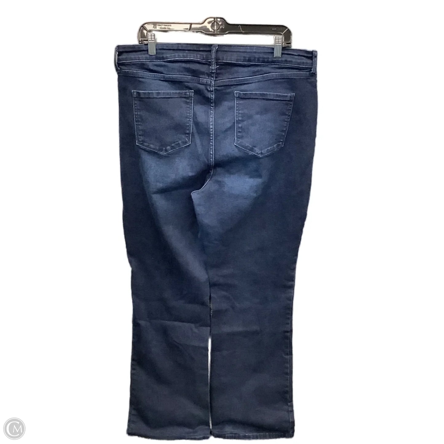Jeans Boot Cut By Nine West Apparel In Blue Denim, Size: 18