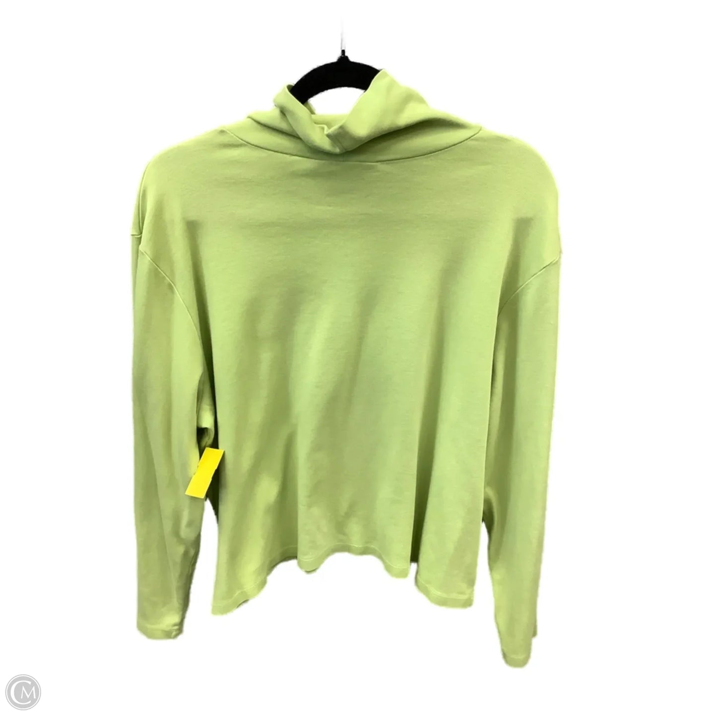 Top Long Sleeve By Coldwater Creek In Green, Size: 2x