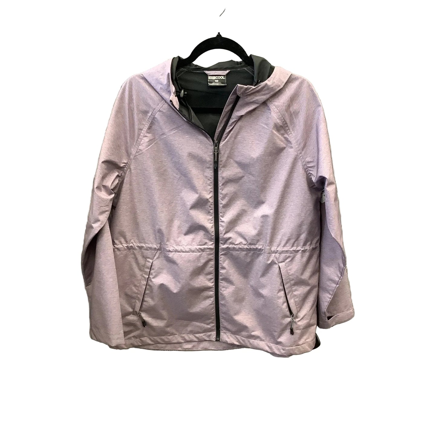 Jacket Windbreaker By 32 Degrees In Purple, Size: M