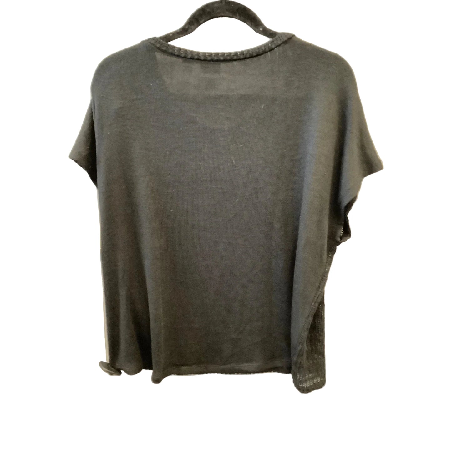 Top Short Sleeve By Cato In Black, Size: 1x