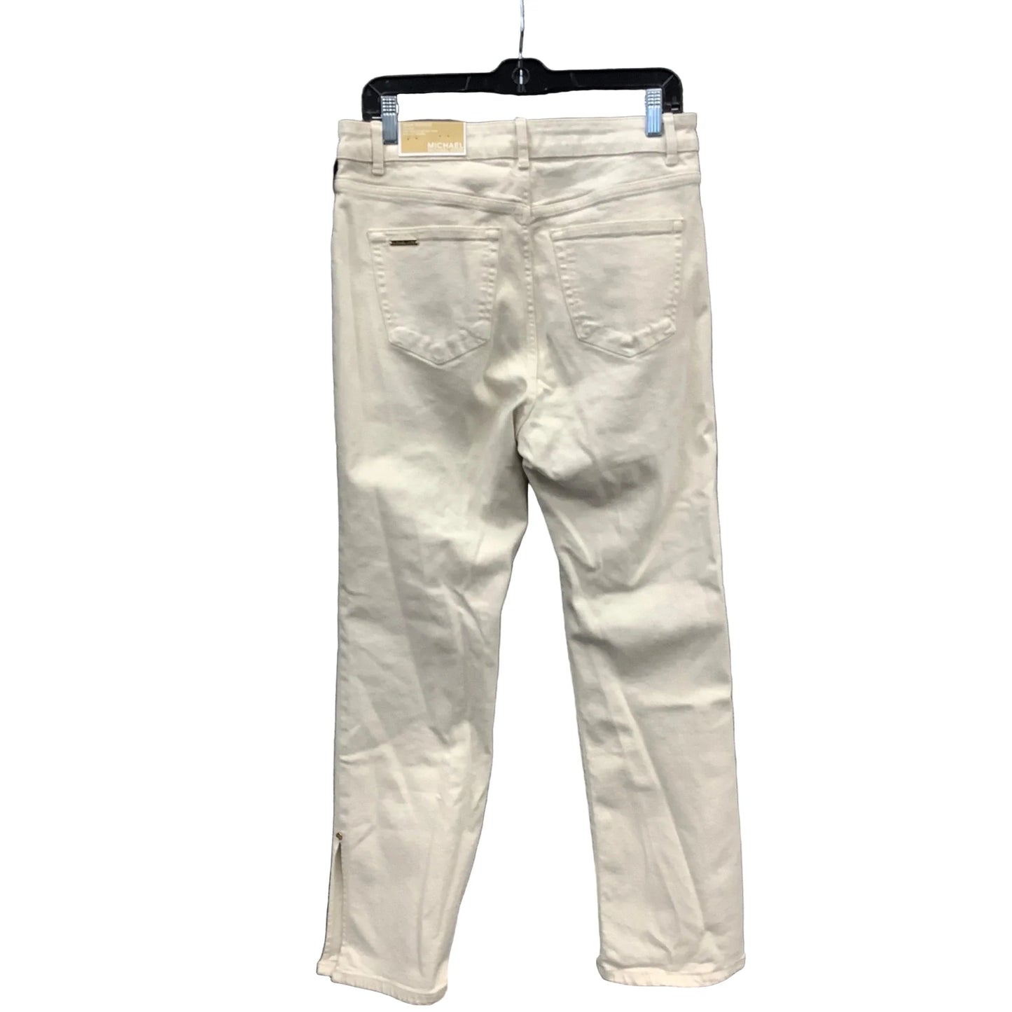 Jeans Boot Cut By Michael By Michael Kors In Cream, Size: 10