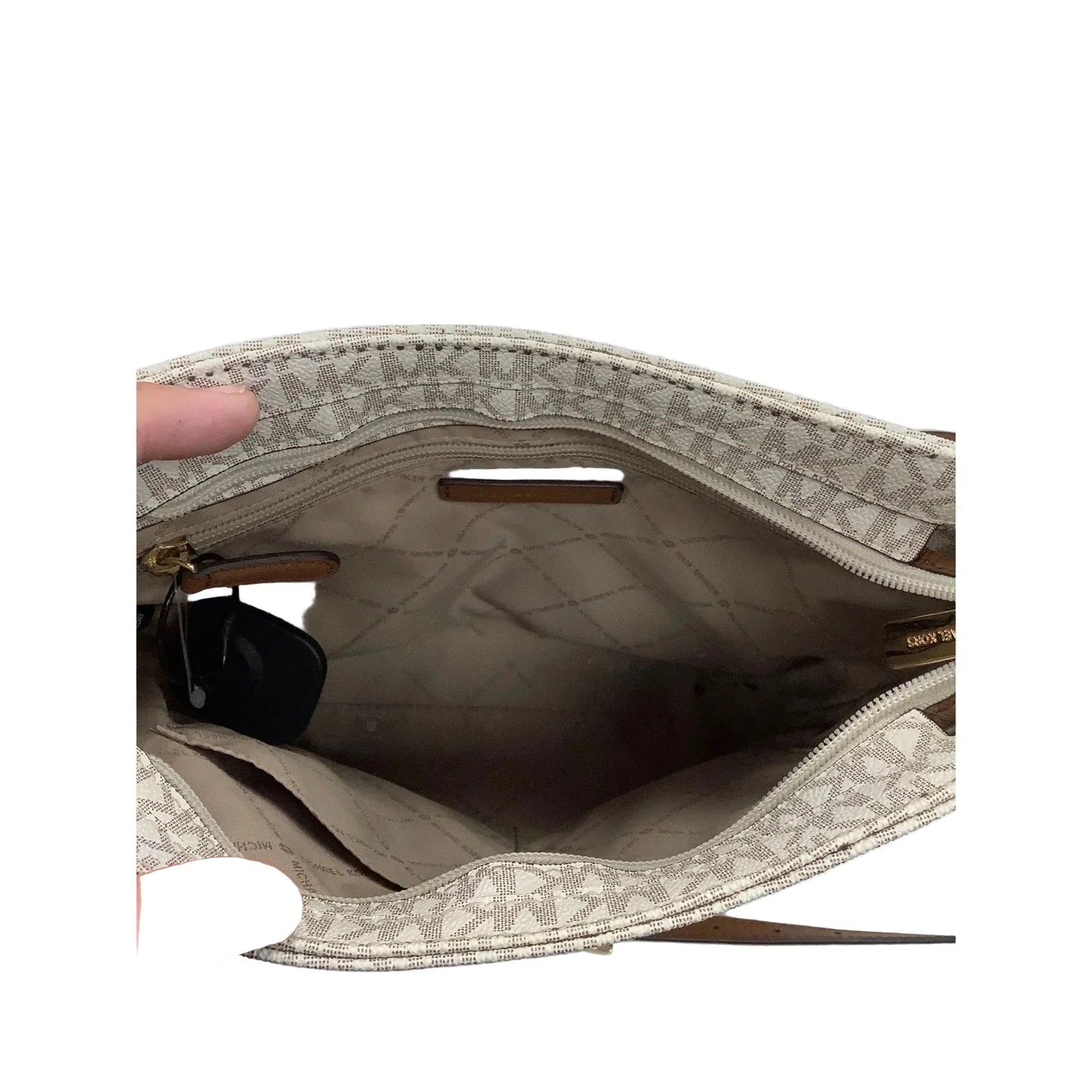 Crossbody Designer By Michael Kors, Size: Medium