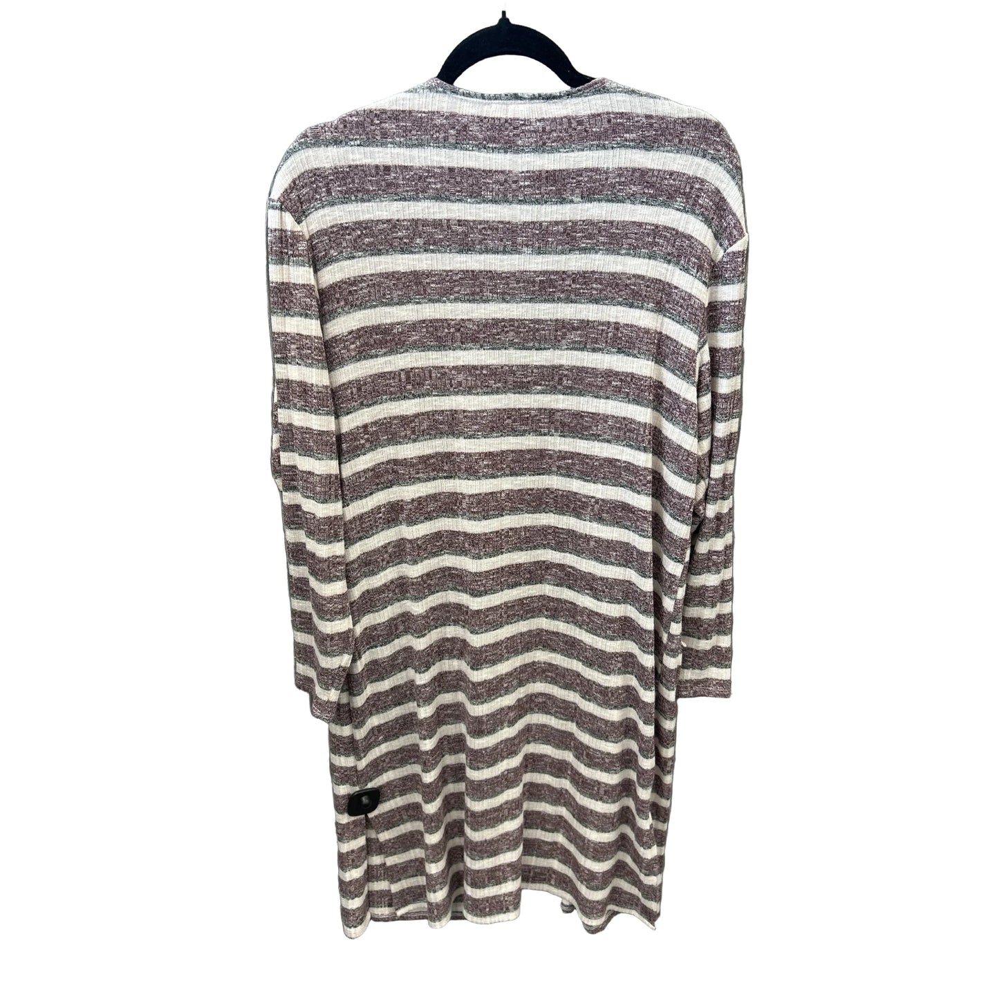 Cardigan By Nine West Apparel In Striped Pattern, Size: M