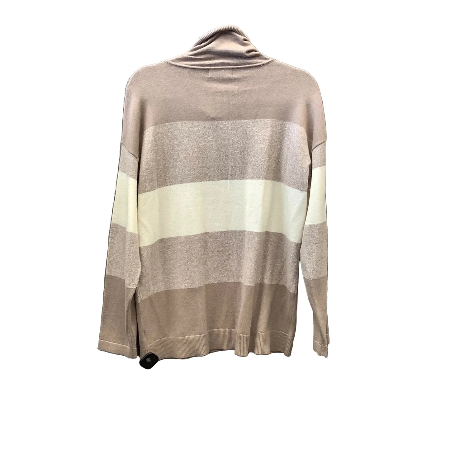 Top Long Sleeve By Liz Claiborne In Tan, Size: M