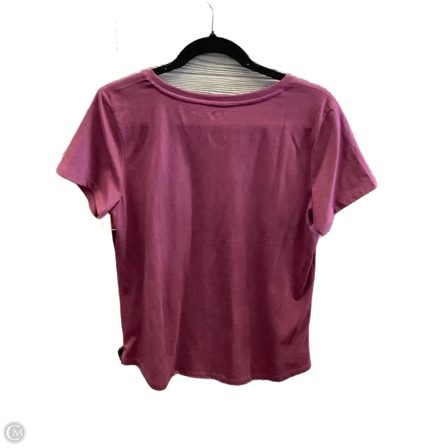 Top Short Sleeve By Sonoma In Purple, Size: M