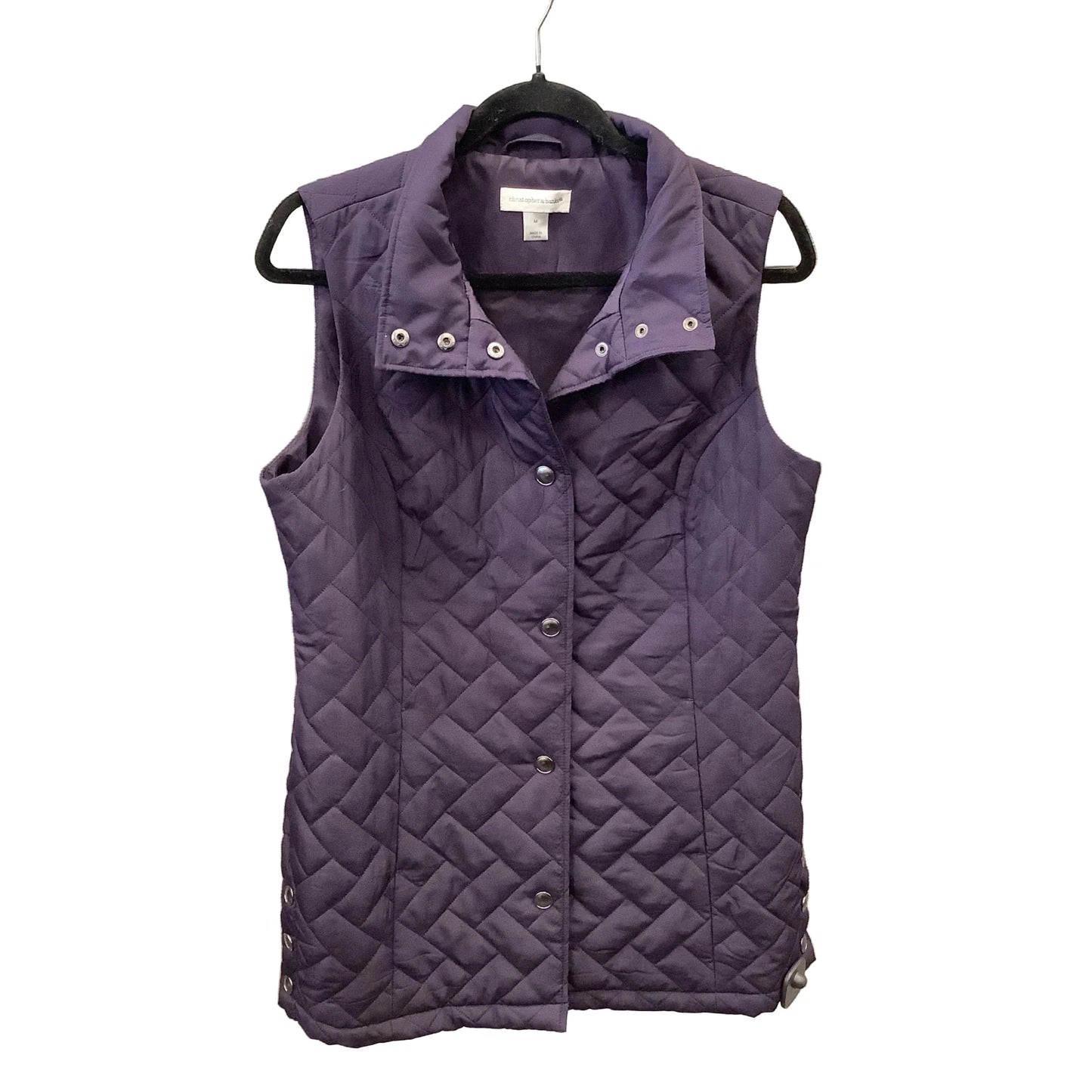 Vest Puffer & Quilted By Christopher And Banks In Purple, Size: M