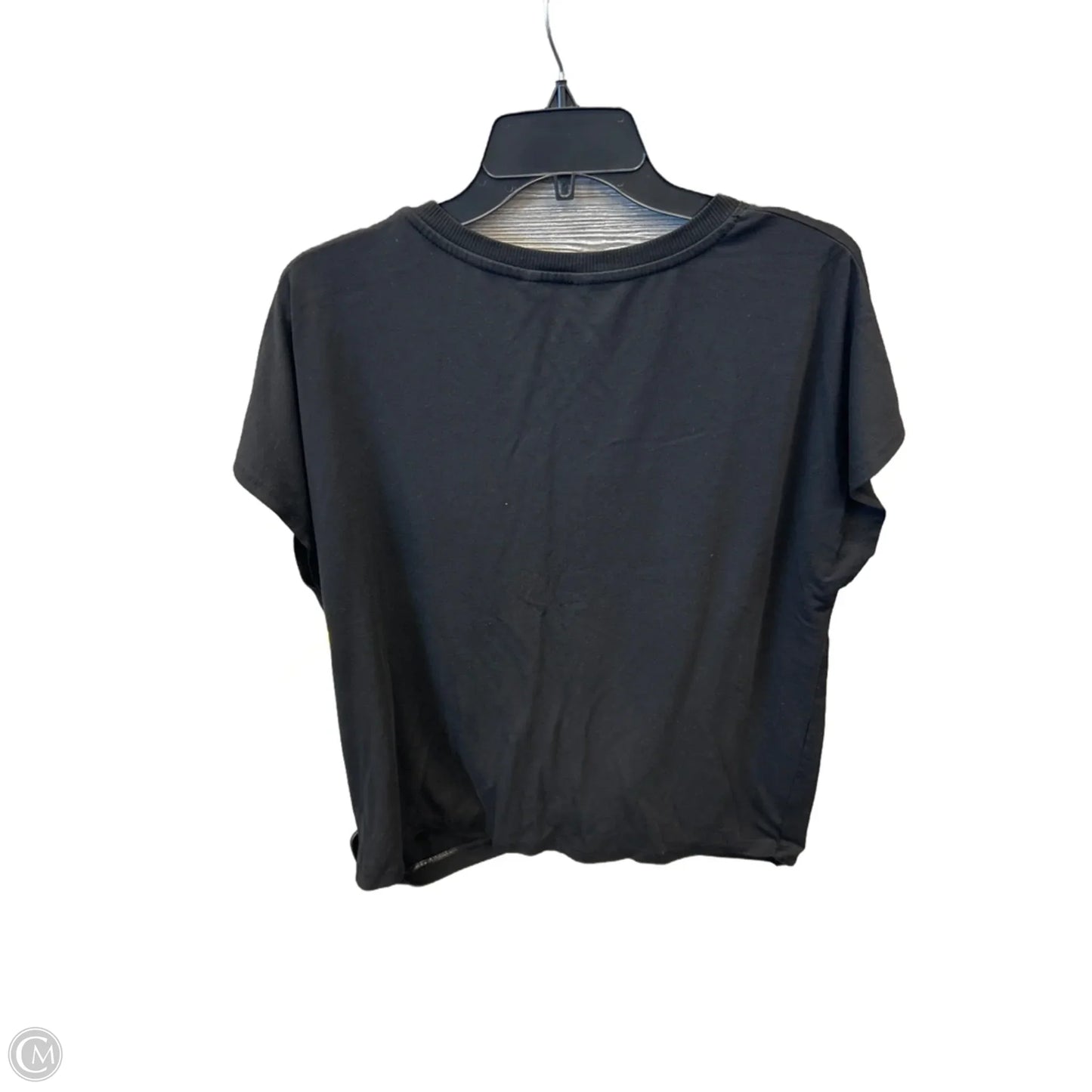 Top Short Sleeve By Time And Tru In Black, Size: Xl