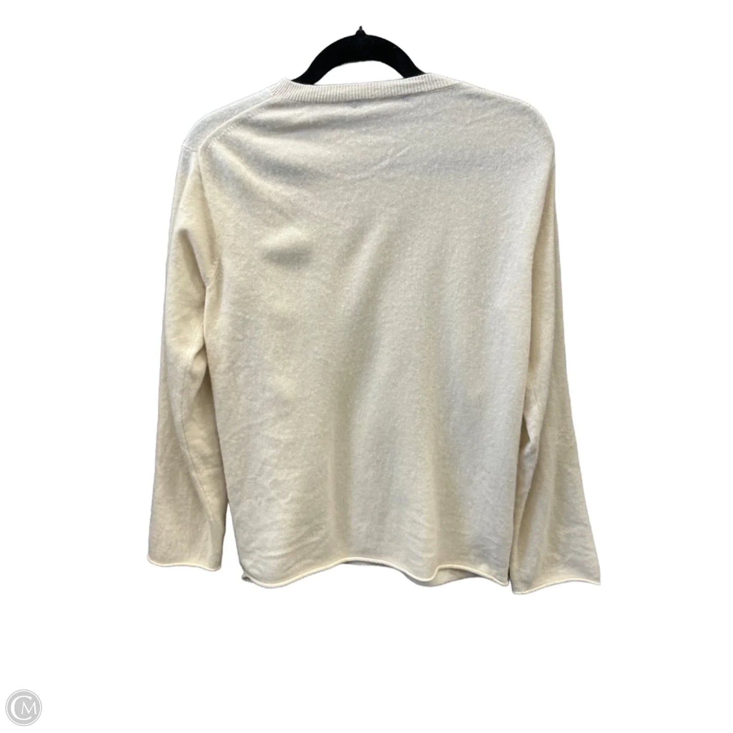Top Long Sleeve By Clothes Mentor In Cream, Size: S