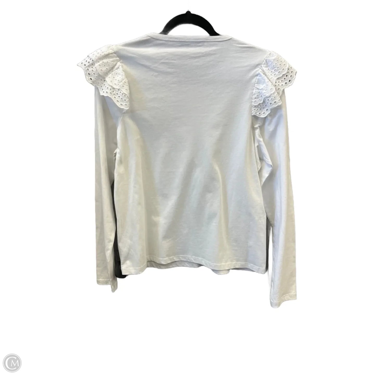 Top Long Sleeve By Joes Jeans In White, Size: L