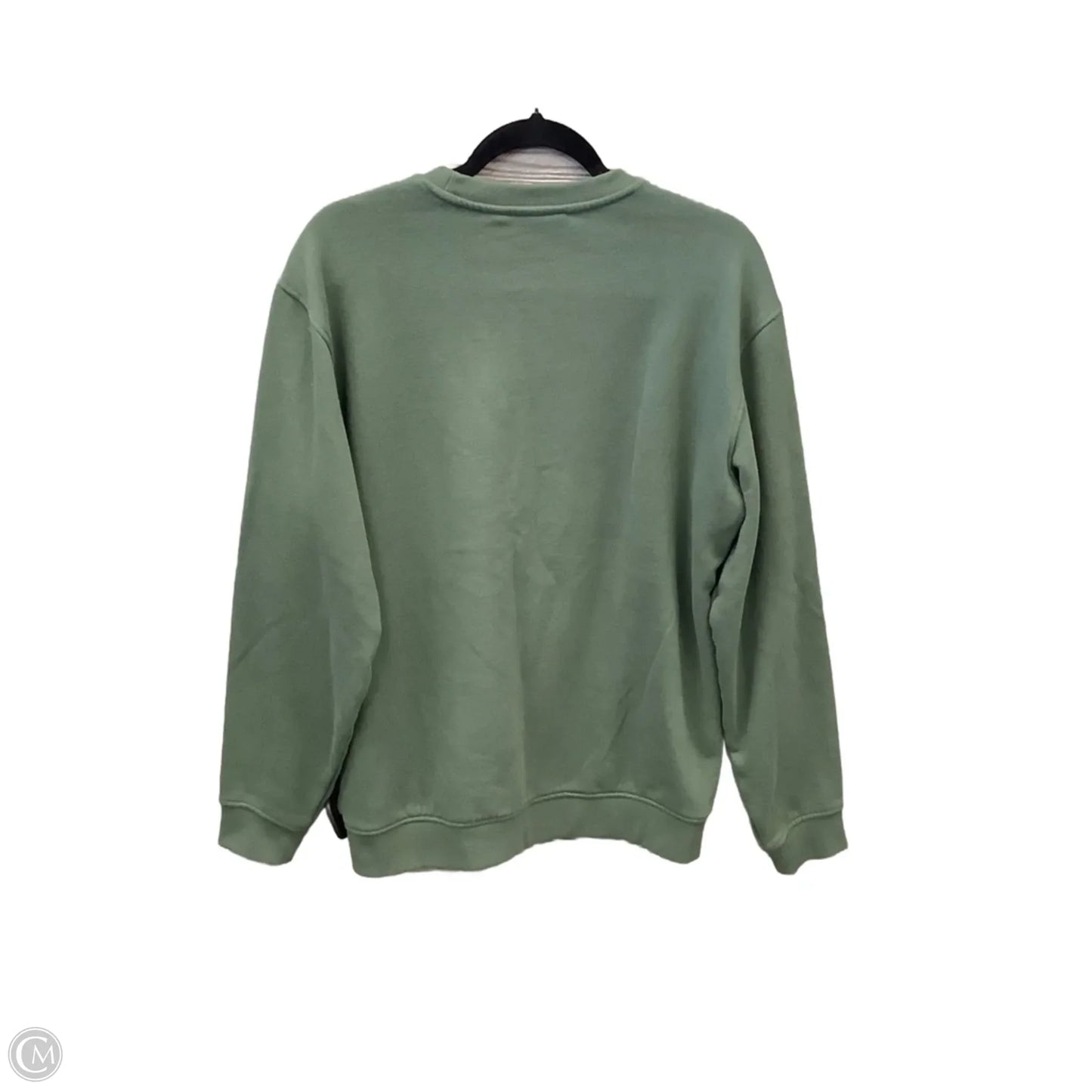 Sweatshirt Crewneck By Clothes Mentor In Green, Size: M