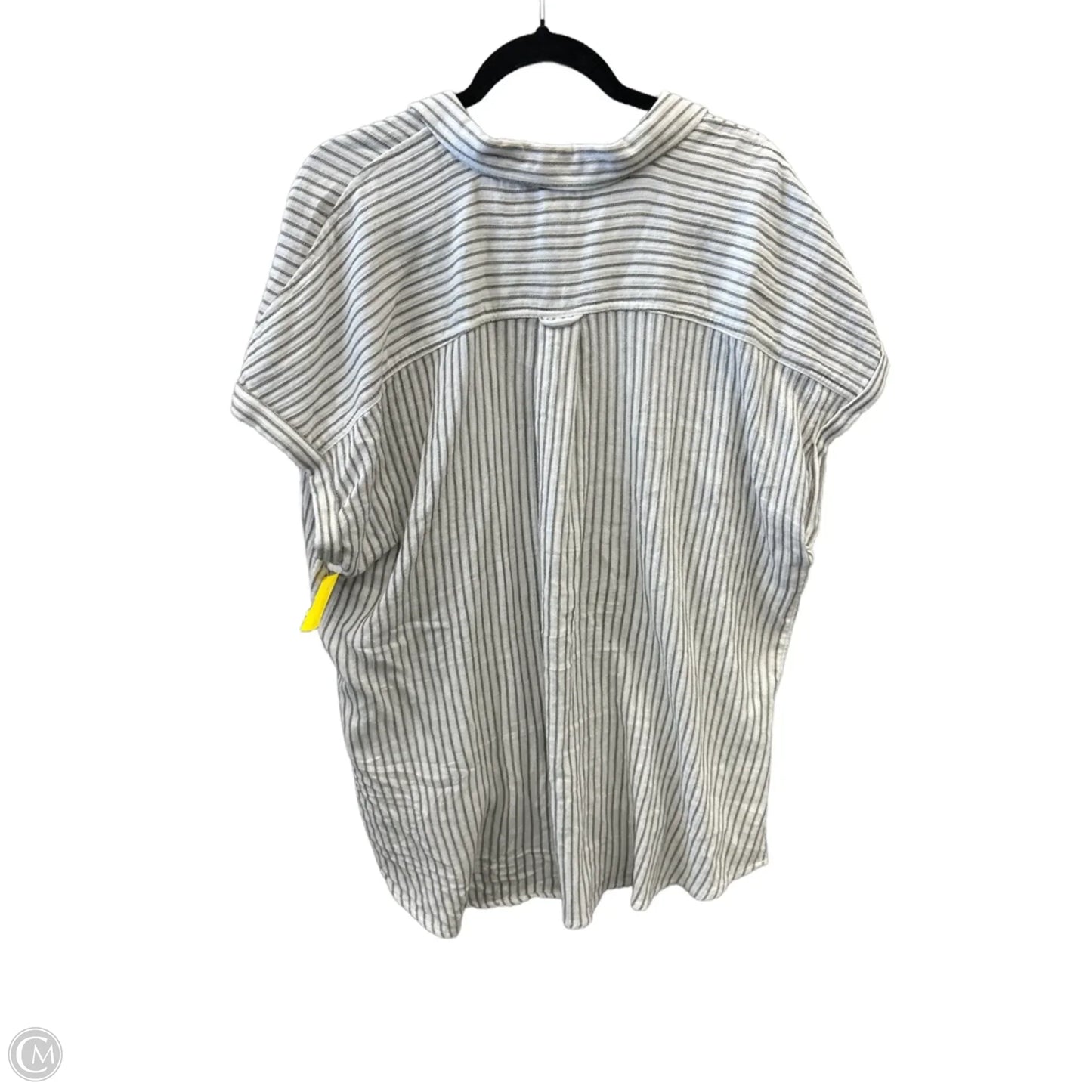 Top Short Sleeve By Sonoma In Striped Pattern, Size: Xxl
