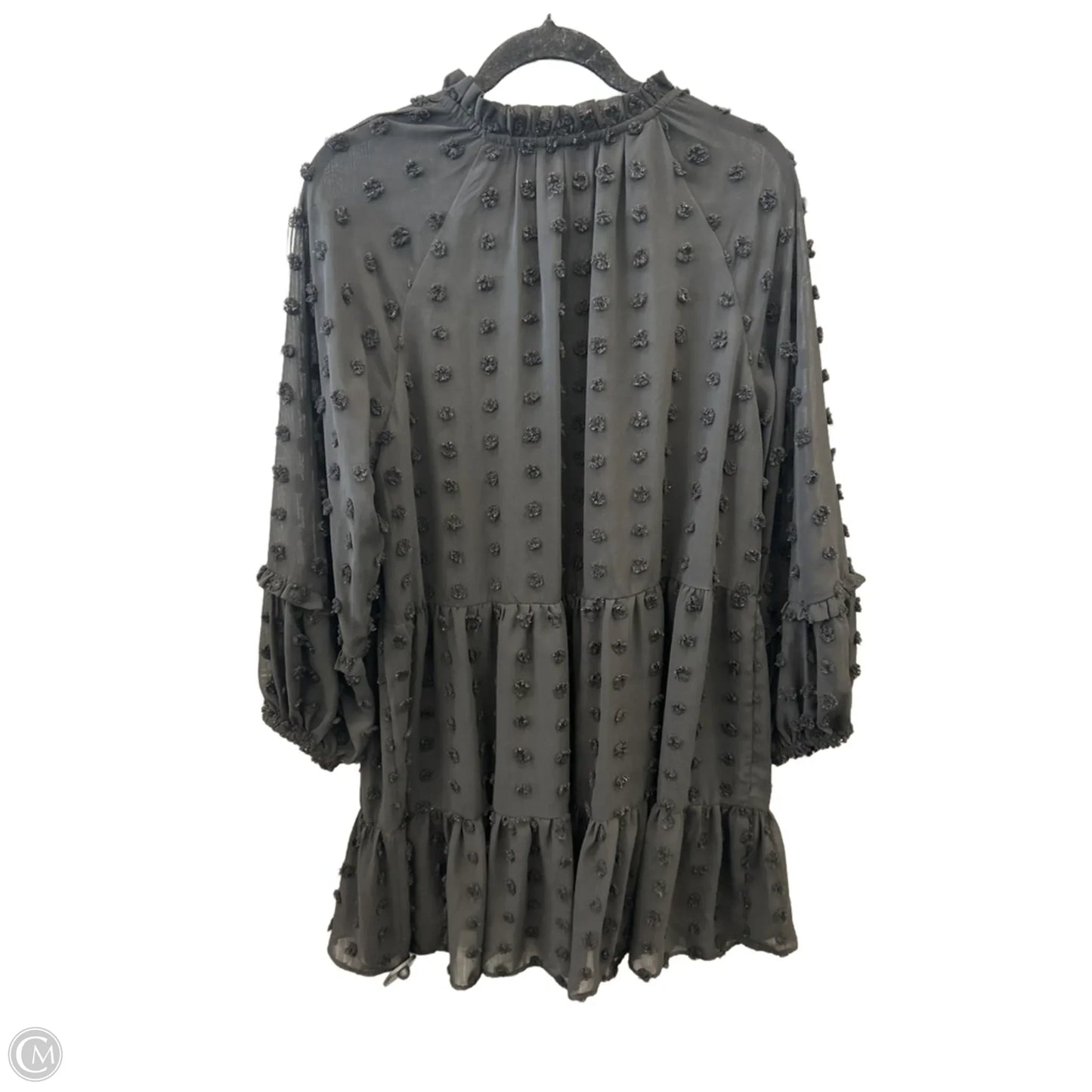 Dress Casual Midi By Clothes Mentor In Black Denim, Size: L