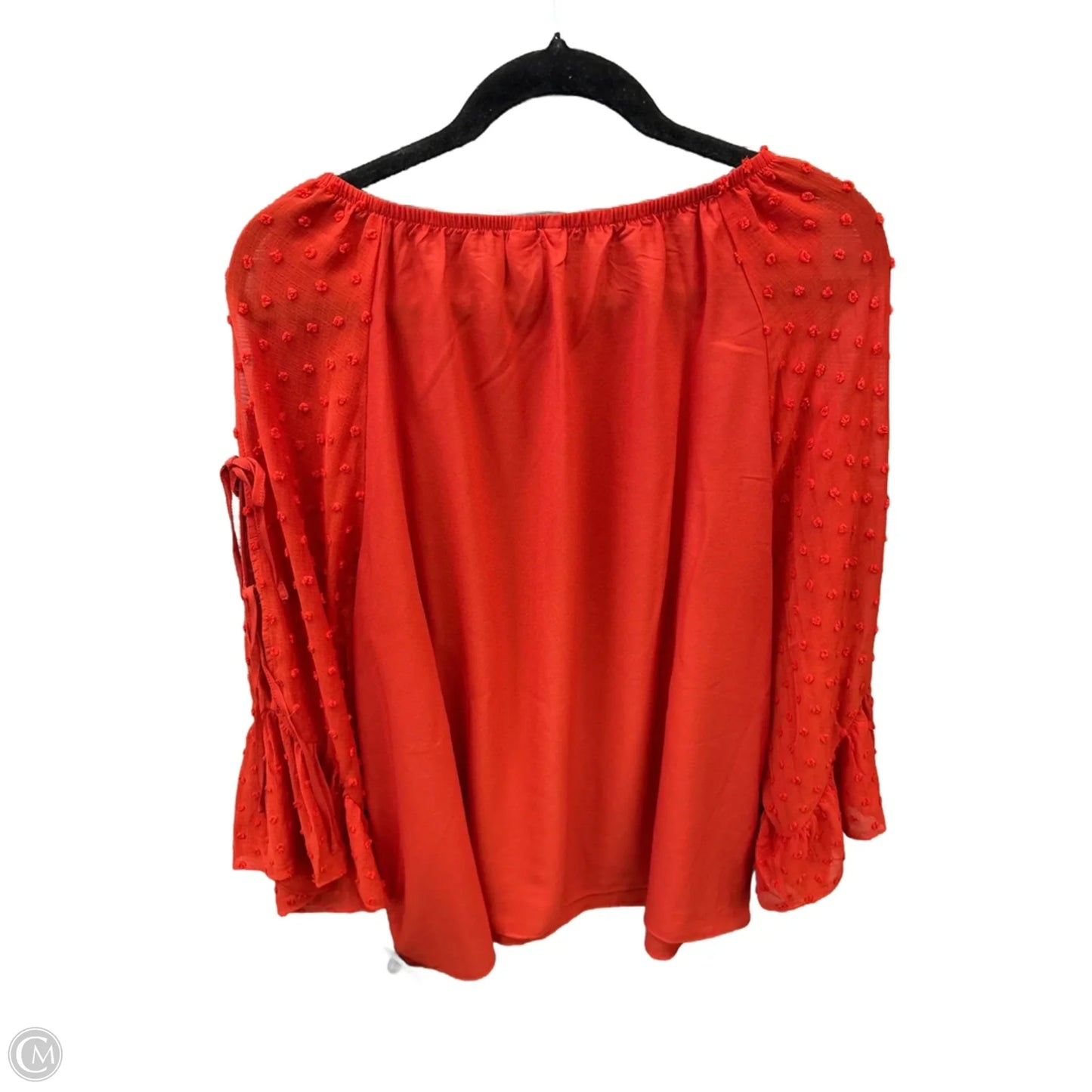 Top Long Sleeve By Cato In Red, Size: Xl