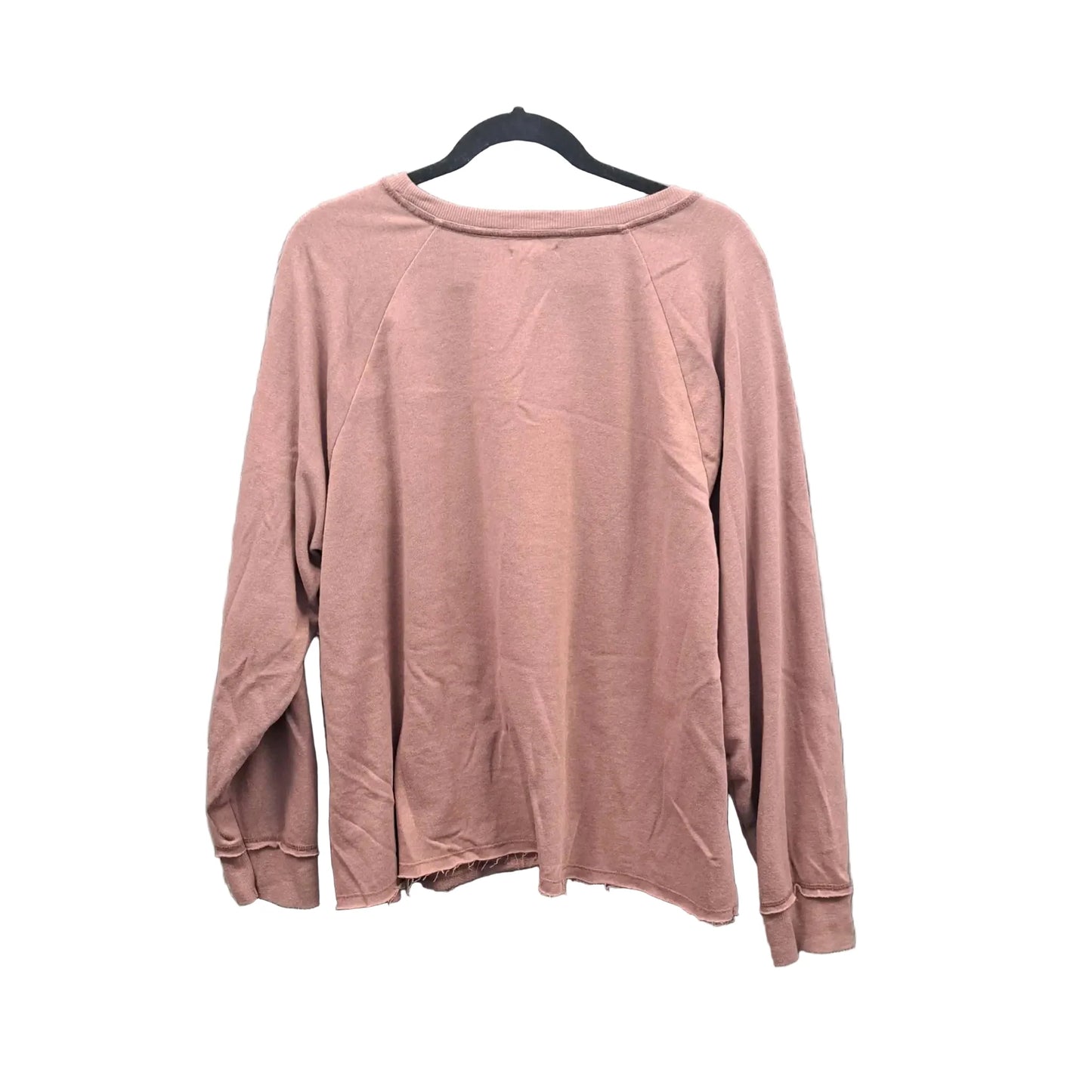 Top Long Sleeve By Maurices In Pink, Size: Xl