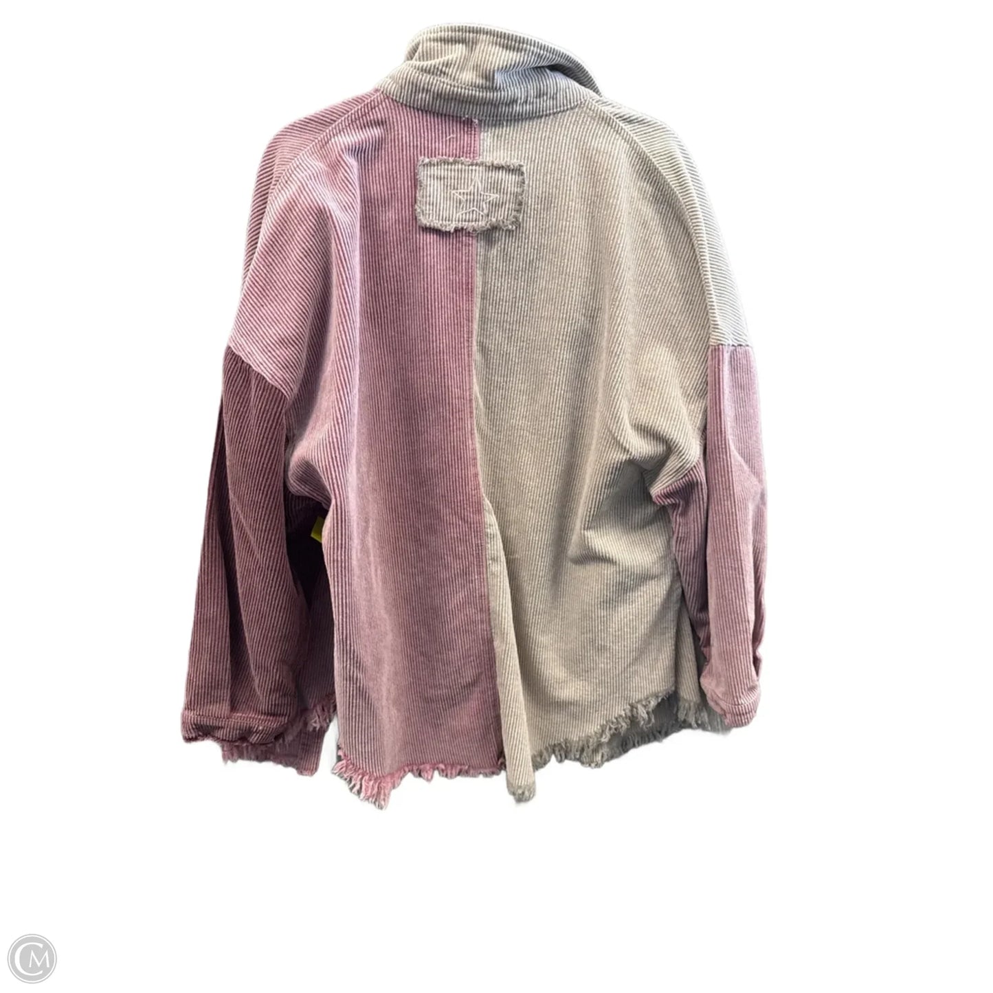 Jacket Shirt By Pol In Multi-colored, Size: S