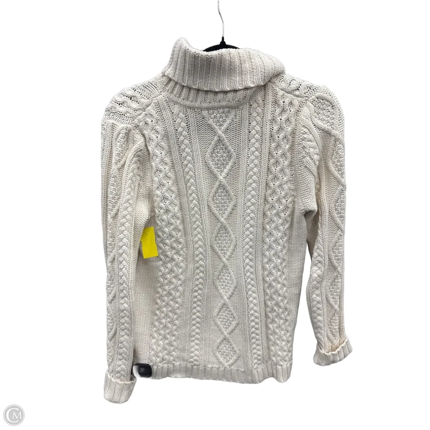 Sweater By Eddie Bauer In White, Size: M