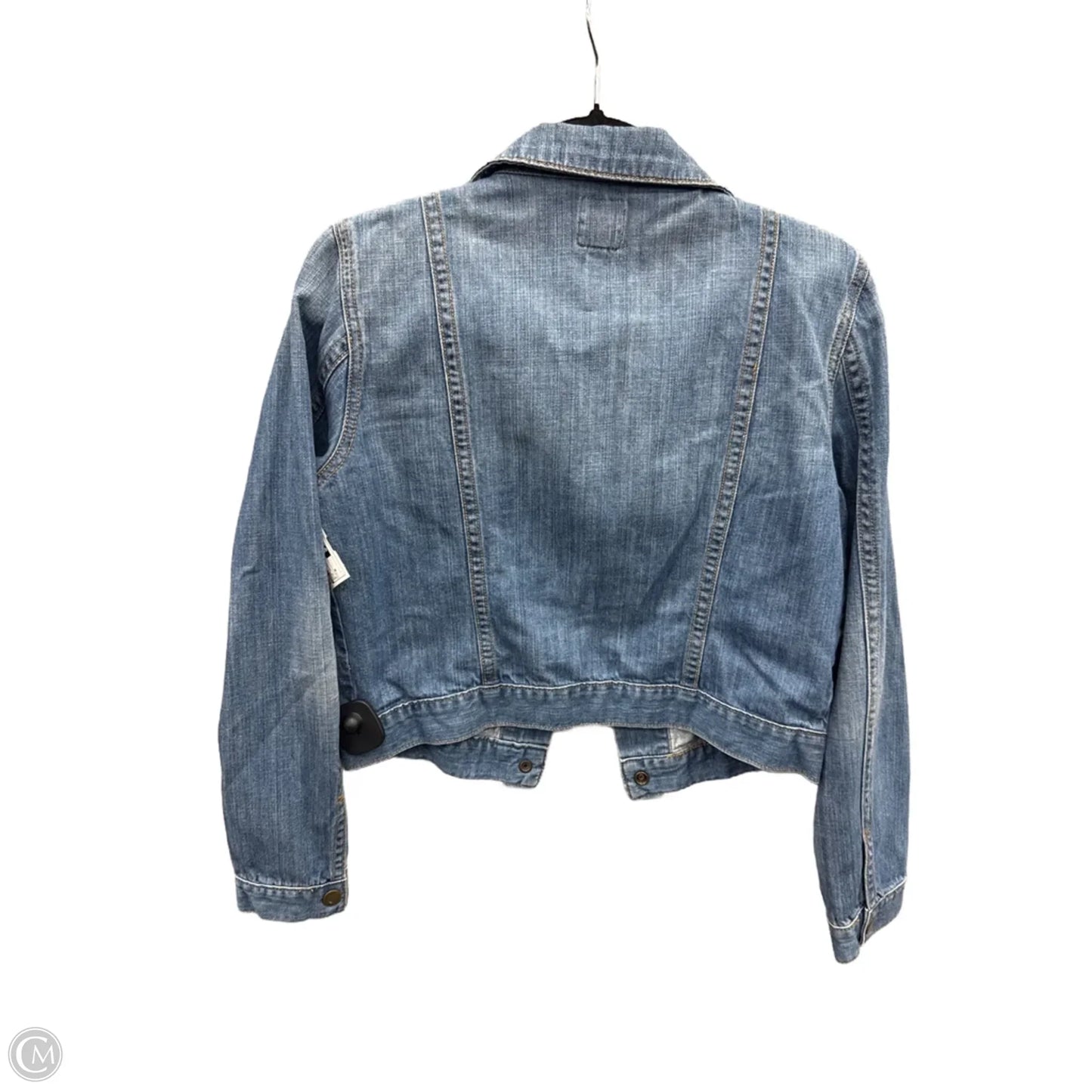 Jacket Denim By Gap In Blue Denim, Size: M