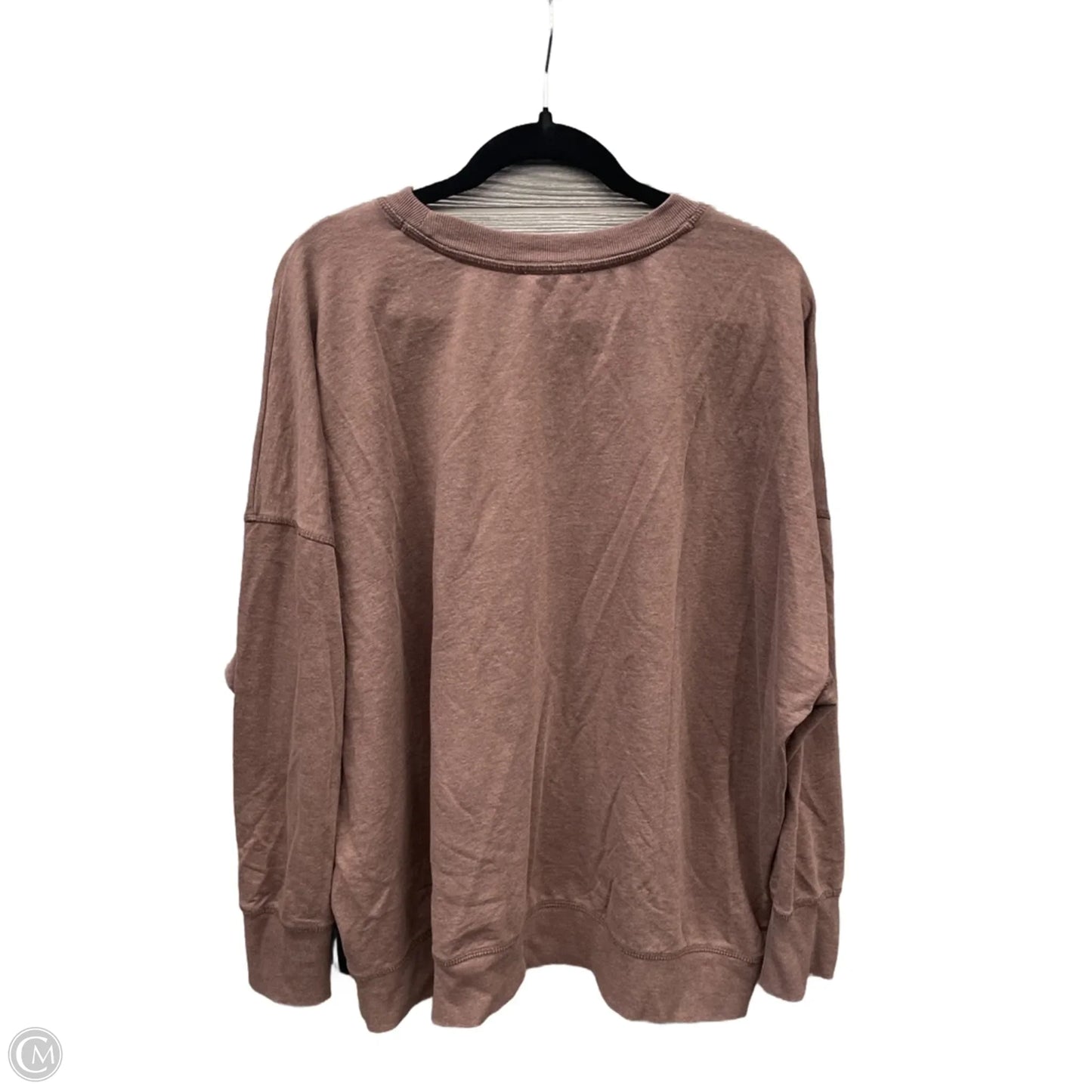 Top Long Sleeve By Maurices In Brown, Size: 2x
