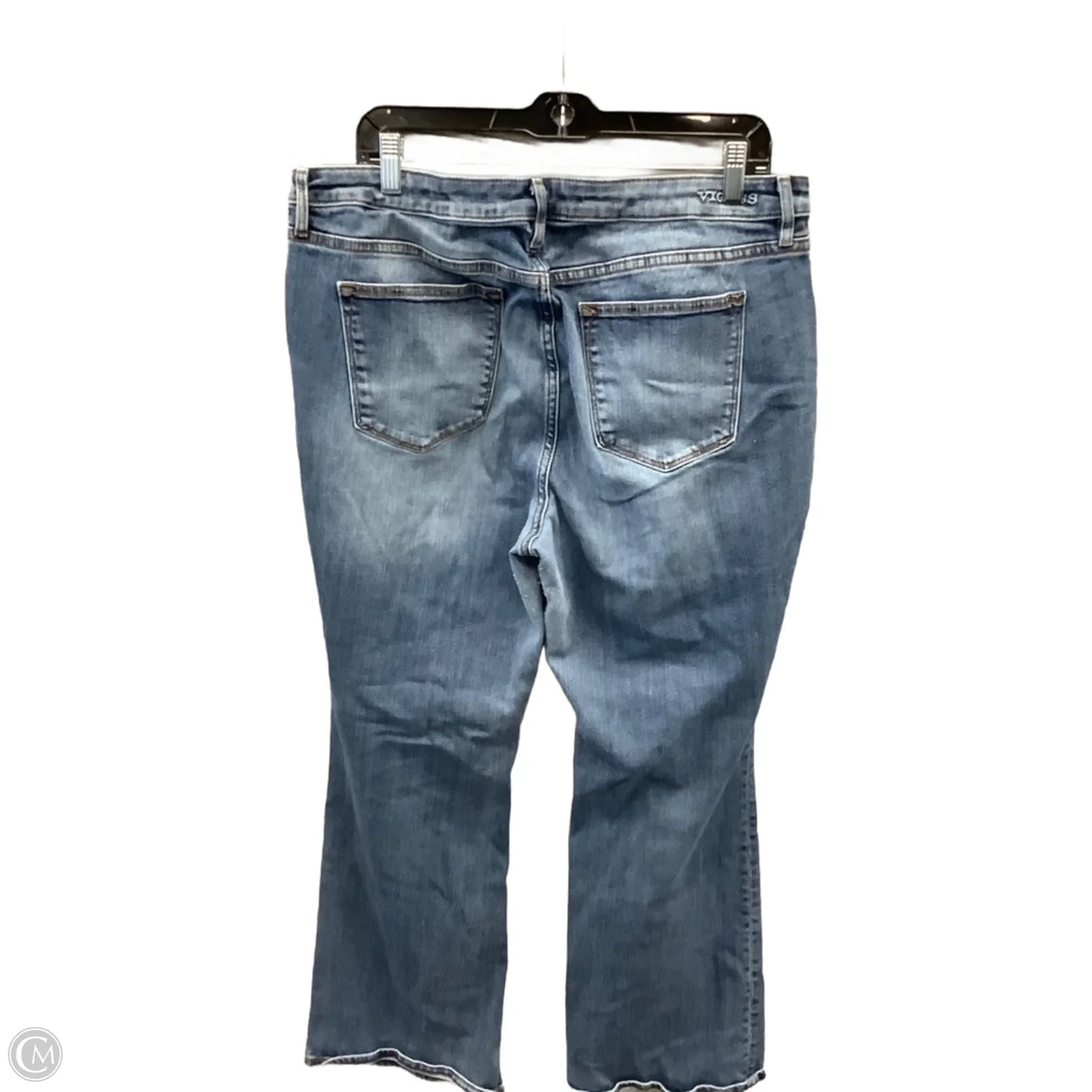 Jeans Boot Cut By Vigoss In Blue Denim, Size: 18
