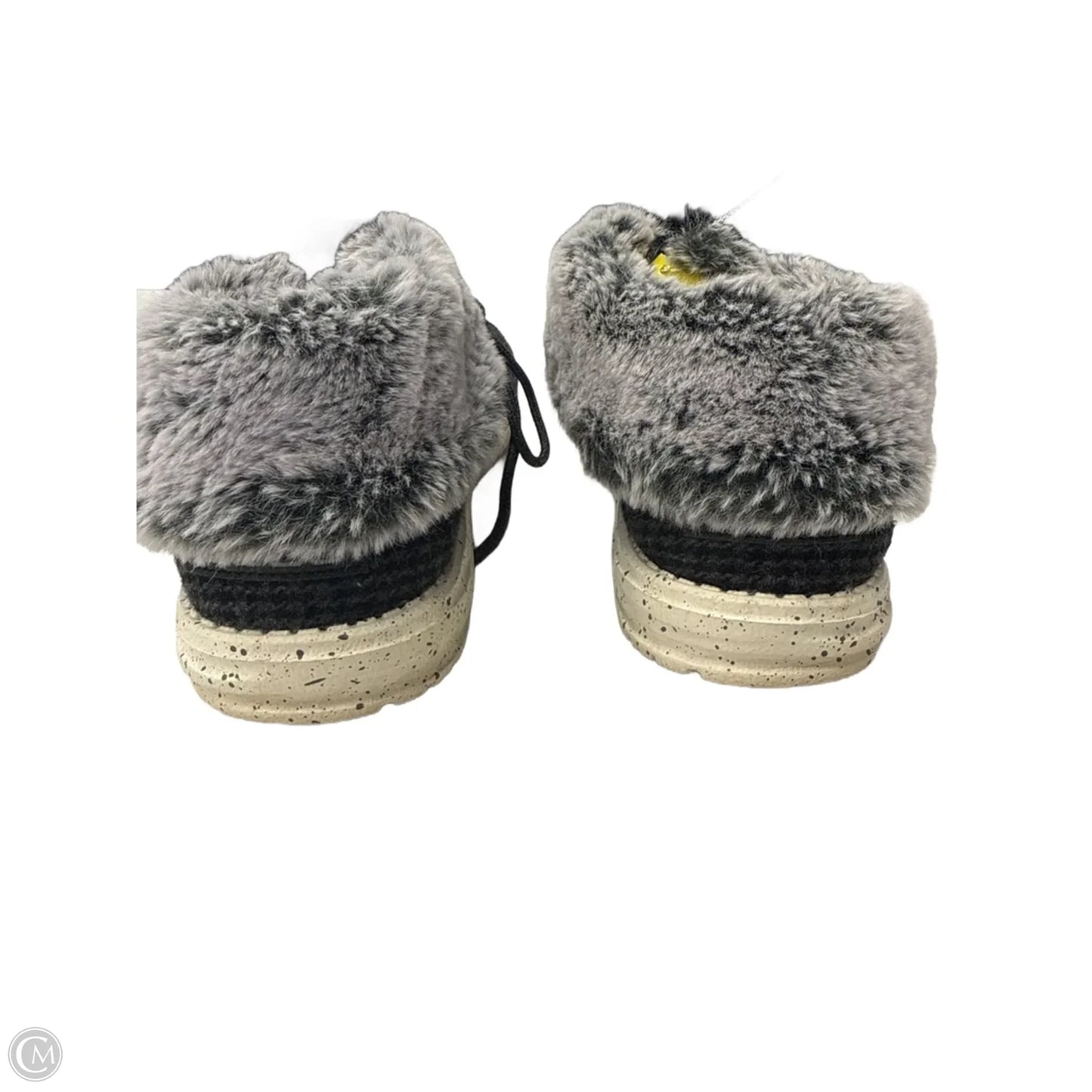 Shoes Flats By Hey Dude In Grey, Size: 10