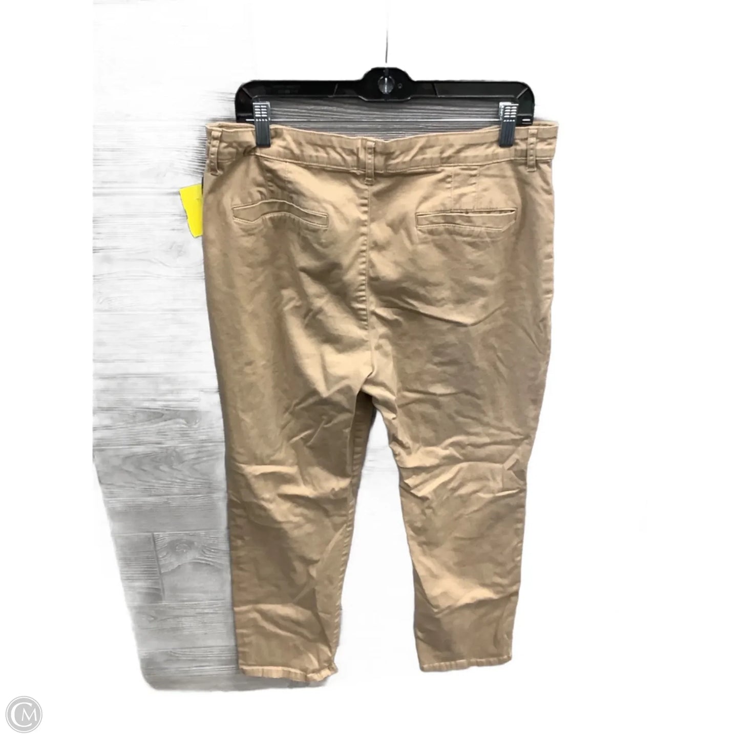 Pants Chinos & Khakis By Gloria Vanderbilt In Tan, Size: 14