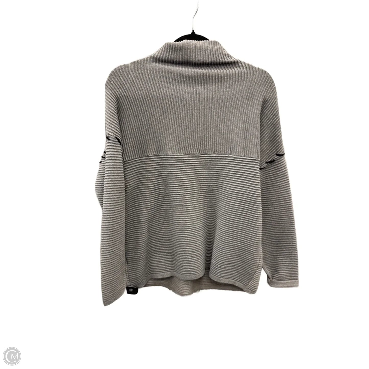 Sweater By Tahari In Grey, Size: Sp