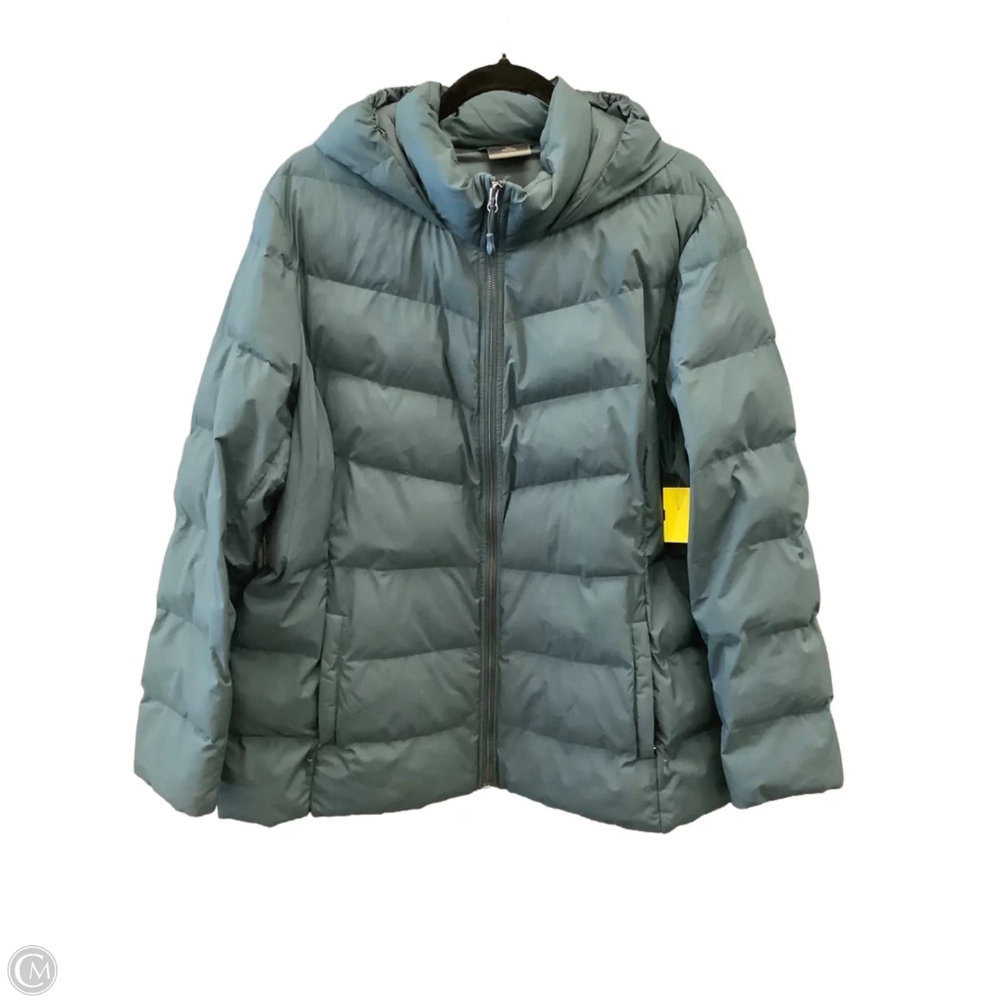 Coat Puffer & Quilted By 32 Degrees In Green, Size: Xxl