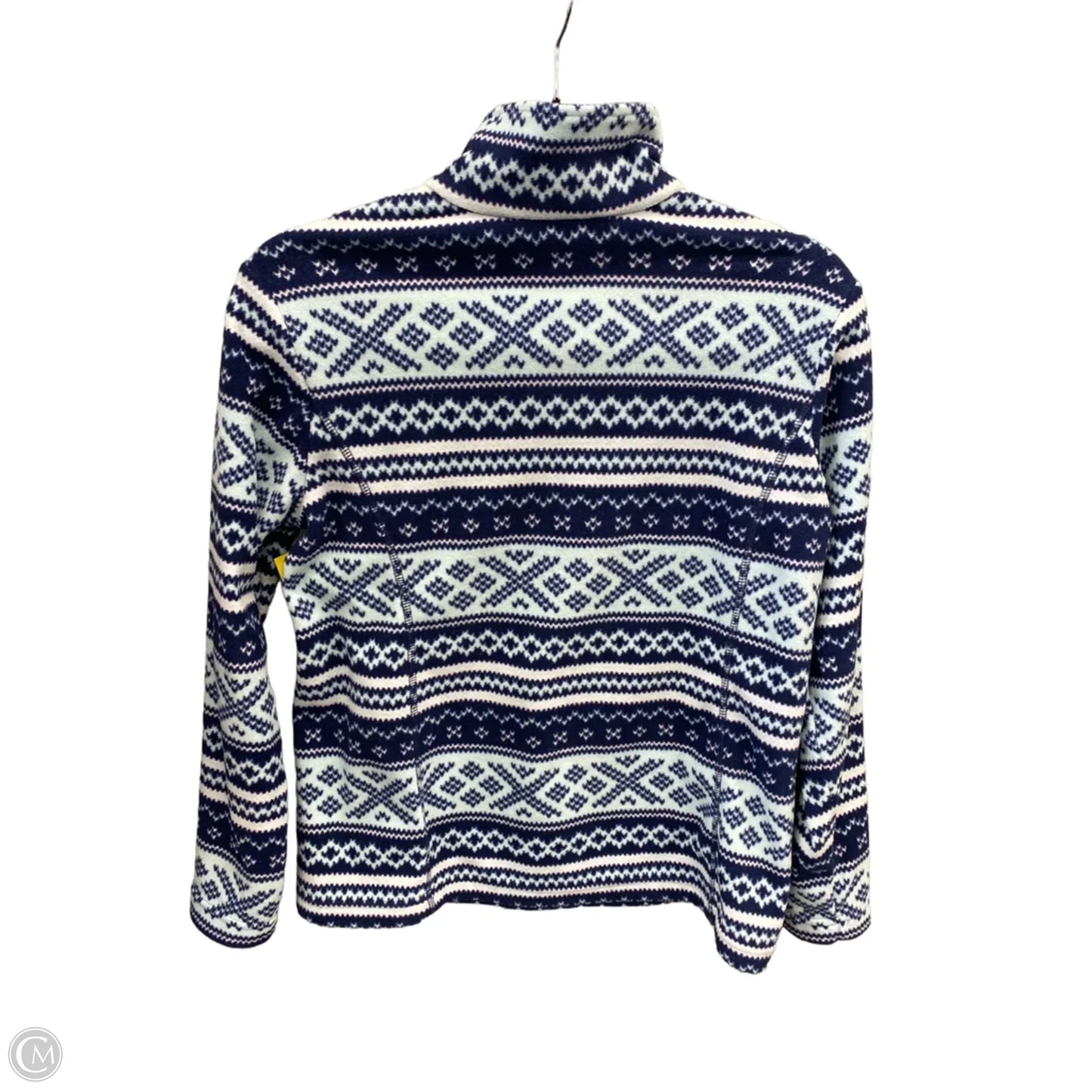 Sweatshirt Collar By Lands End In Blue, Size: Xs