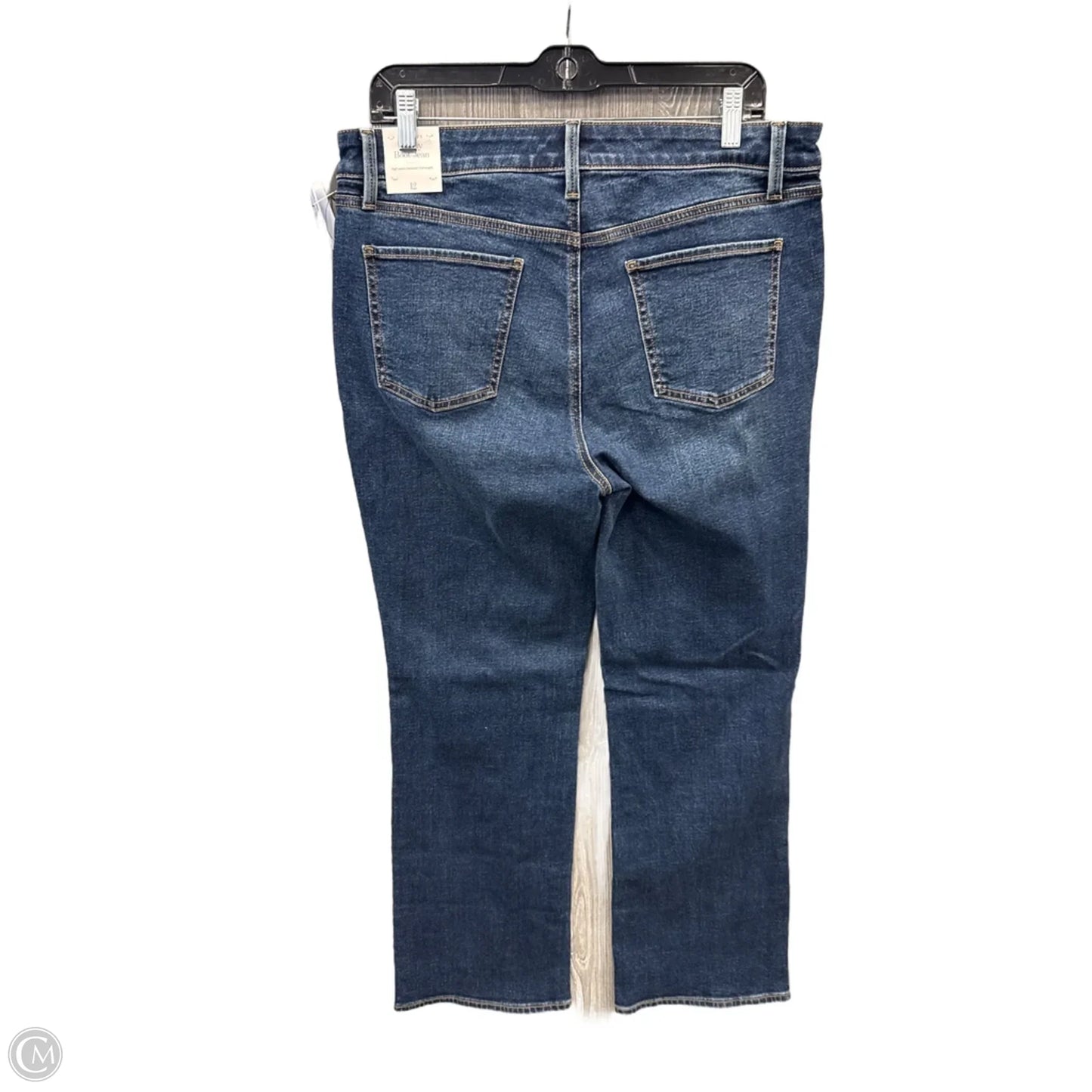 Jeans Boot Cut By Talbots In Blue Denim, Size: 12