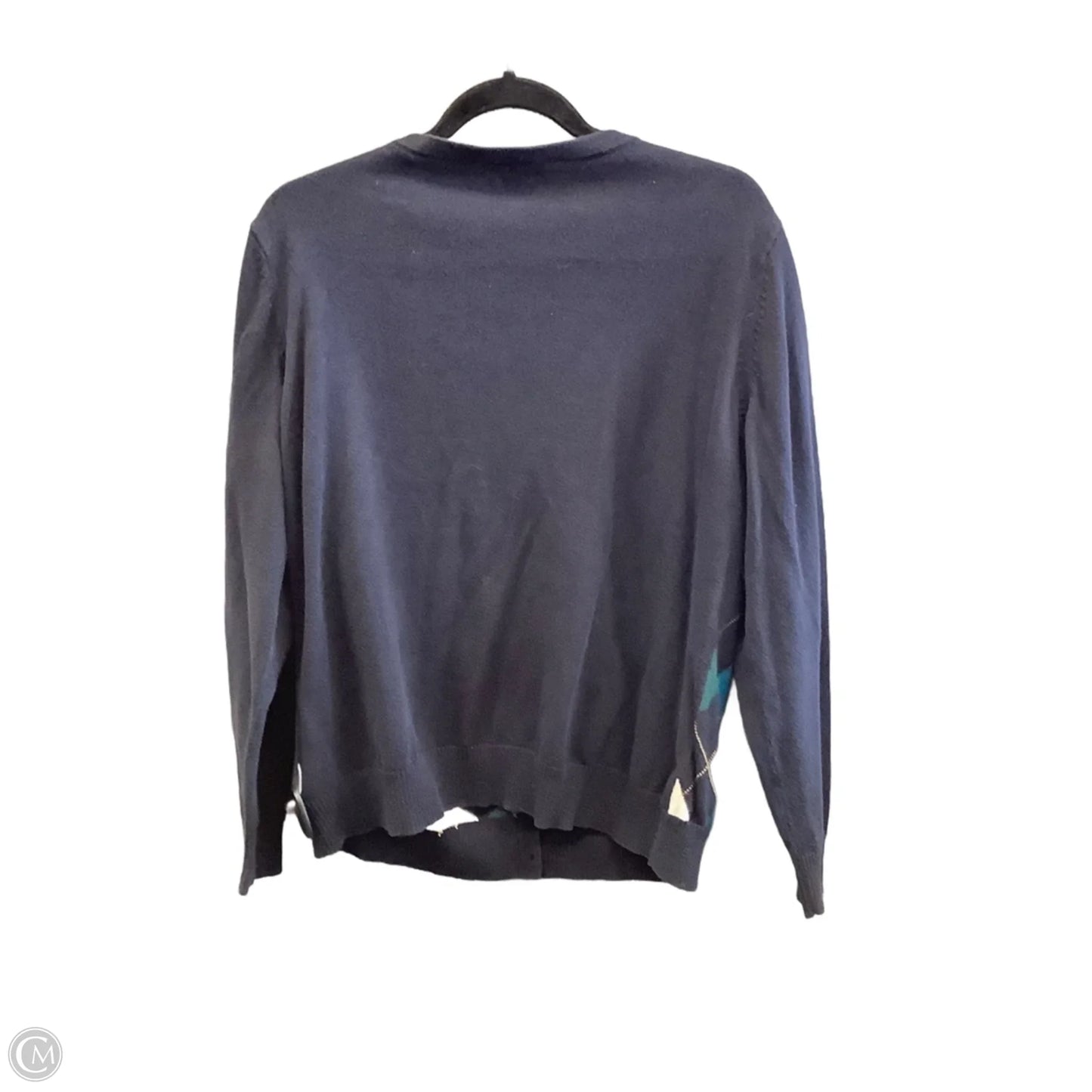 Top Long Sleeve By St Johns Bay In Blue, Size: Xl