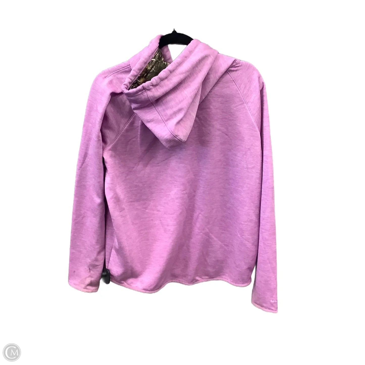 Athletic Sweatshirt Hoodie By Under Armour In Pink, Size: L