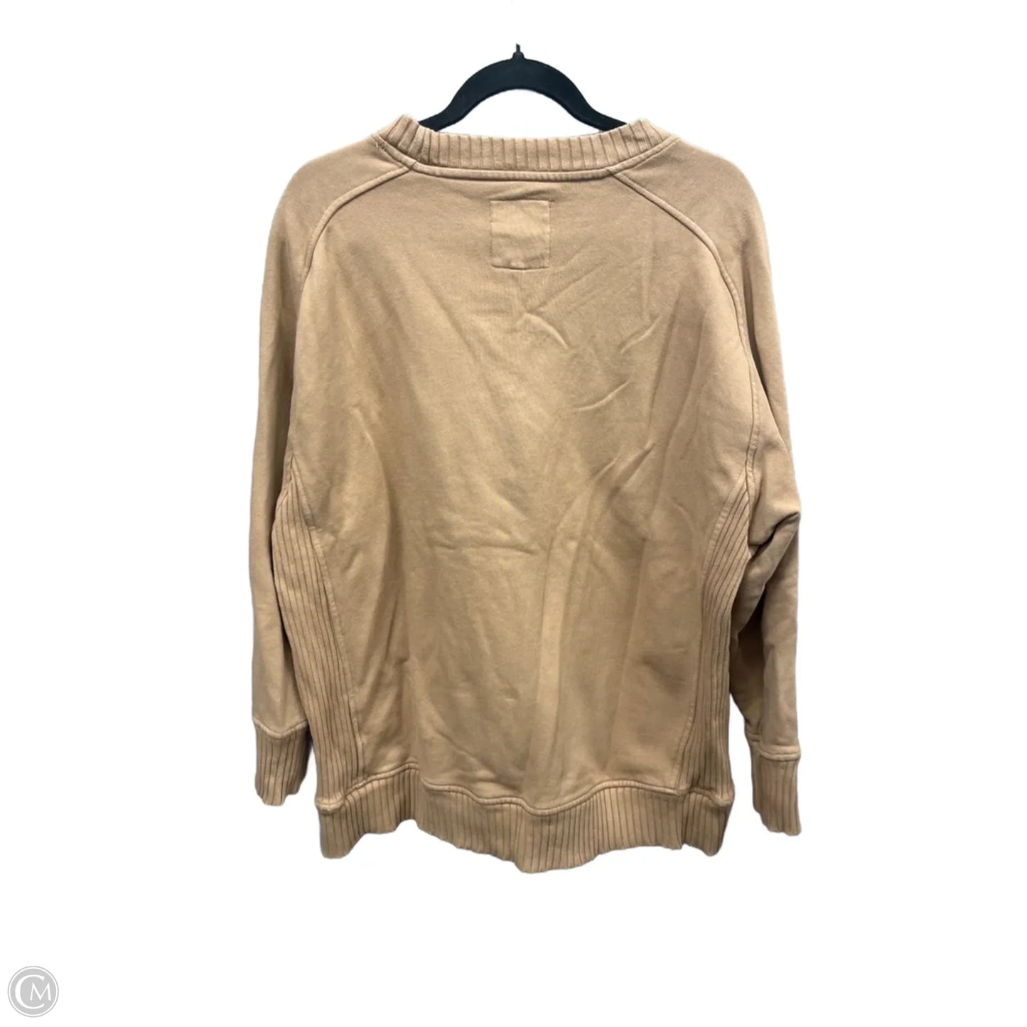 Sweatshirt Crewneck By Aerie In Tan, Size: S