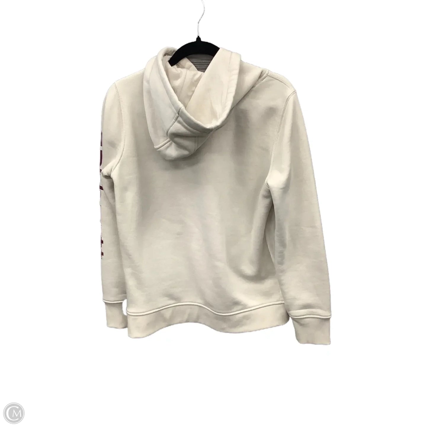 Sweatshirt Hoodie By Carhartt In Cream, Size: S
