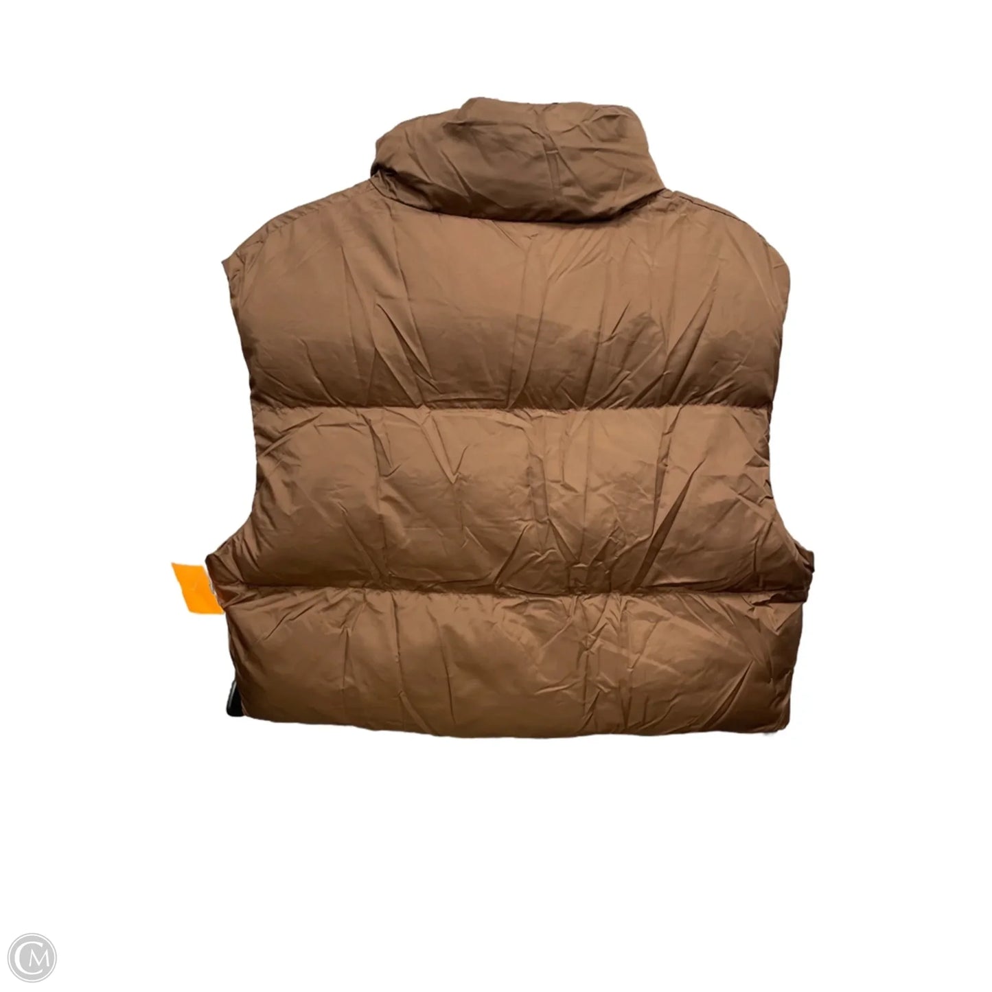 Vest Puffer & Quilted By Clothes Mentor In Brown, Size: Xl