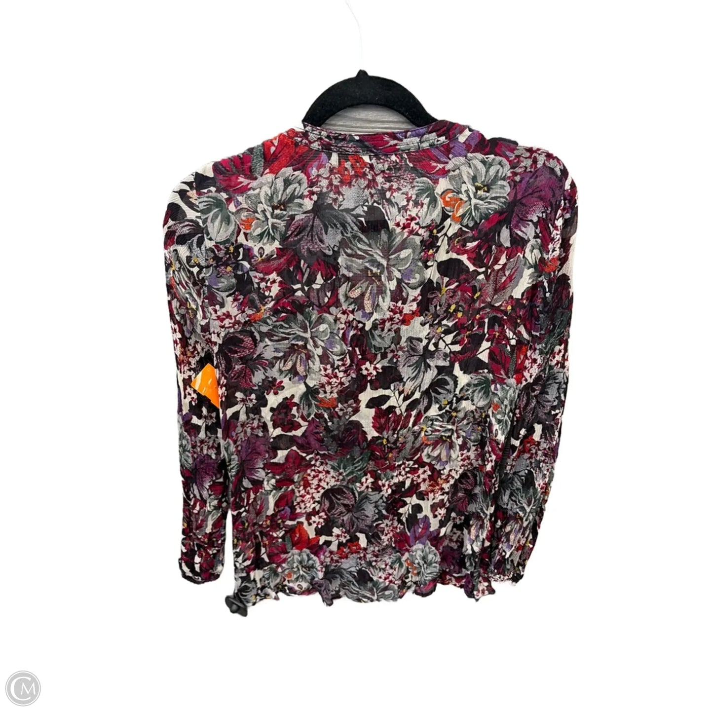 Top Long Sleeve By Lucky Brand In Floral Print, Size: S