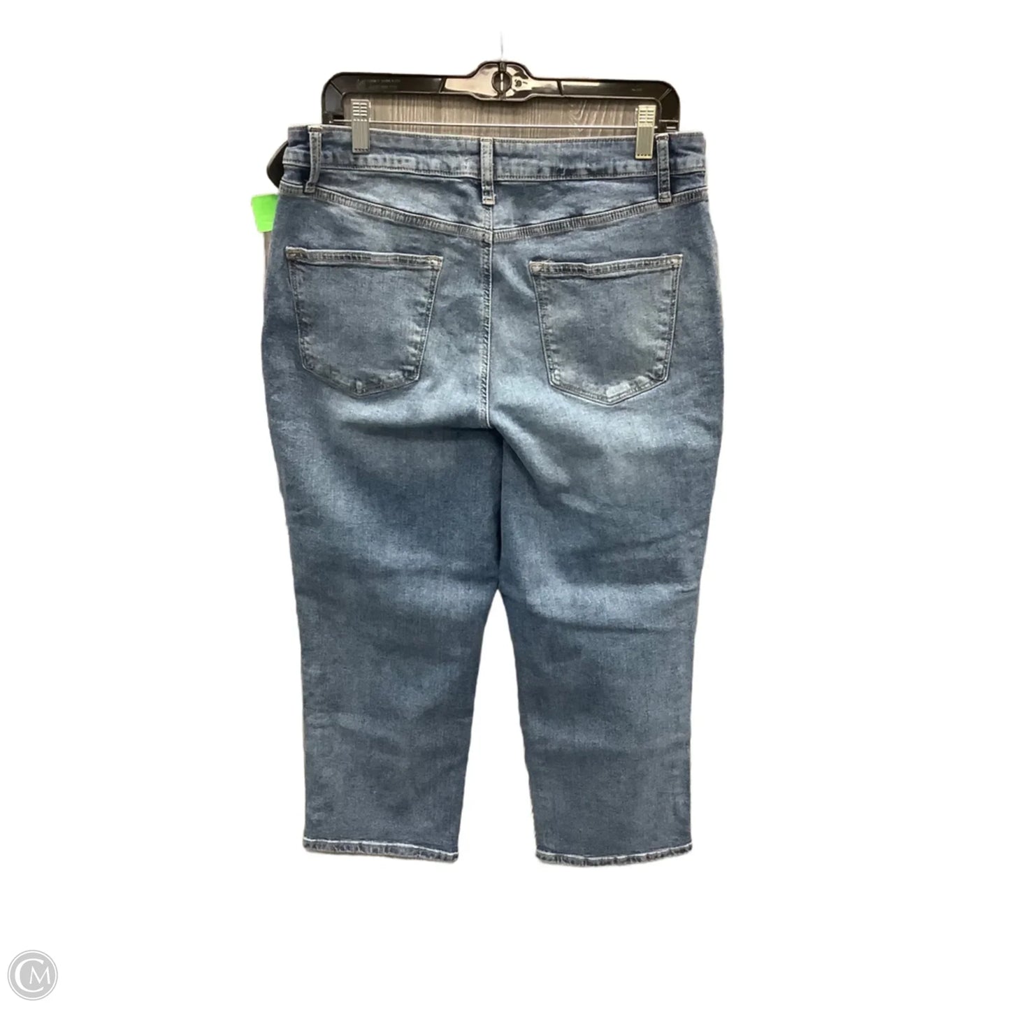 Jeans Cropped By Sonoma In Blue Denim, Size: 16