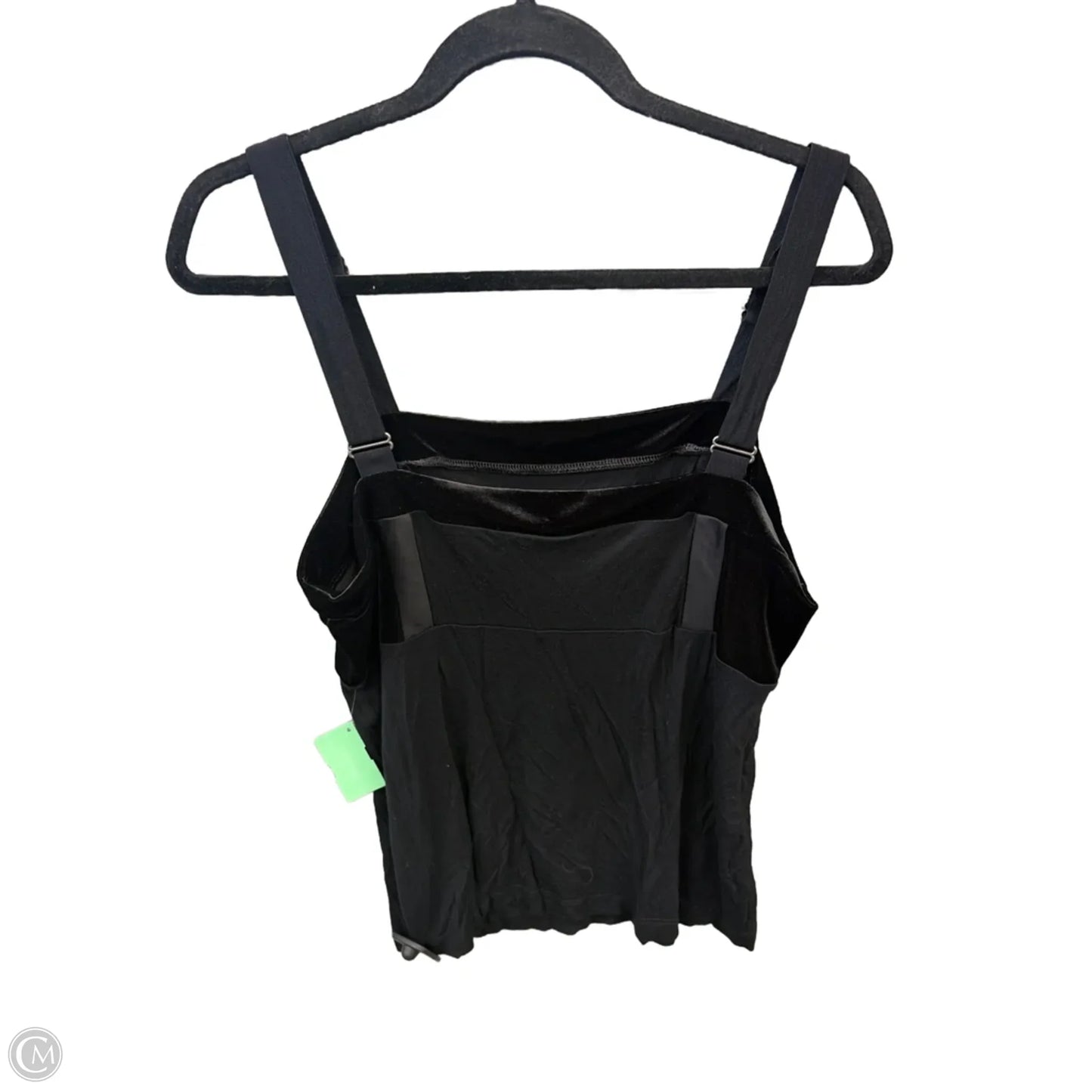 Top Sleeveless By Simply Vera In Black, Size: Xl