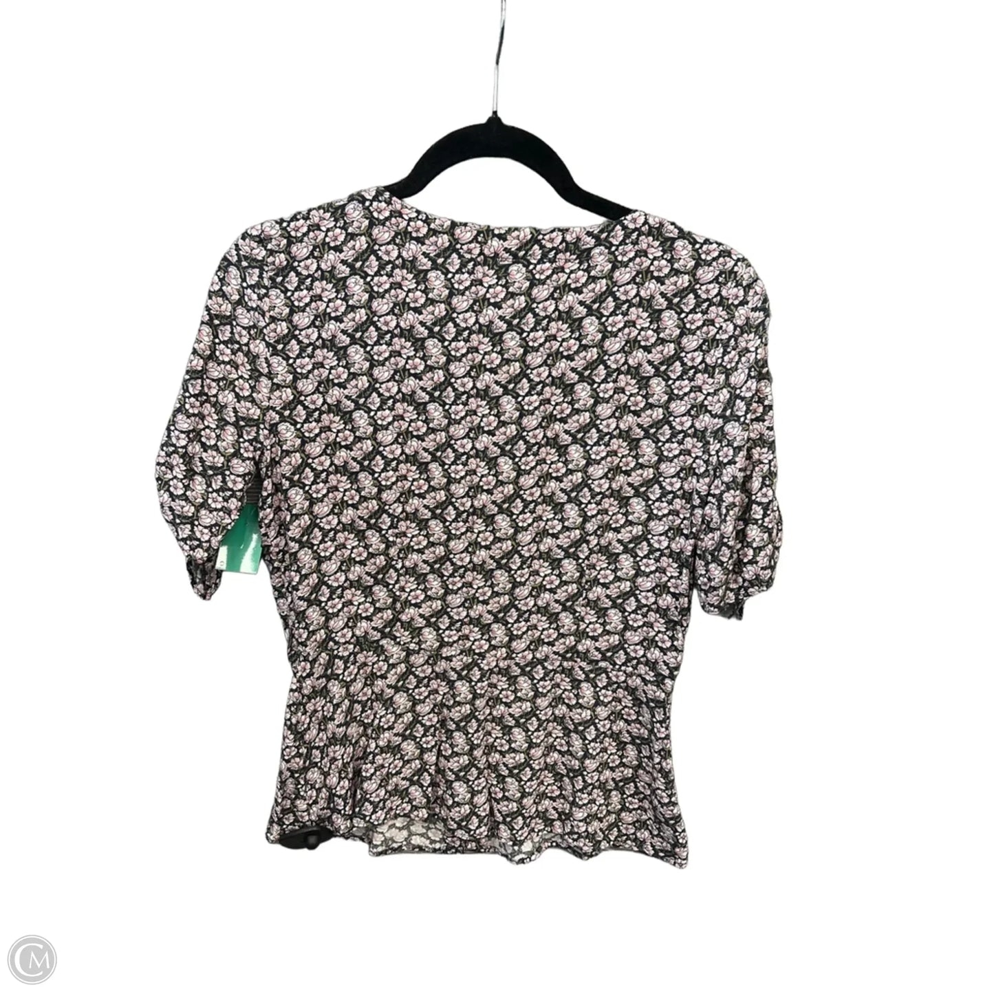 Top Short Sleeve By Loft In Floral Print, Size: Xs