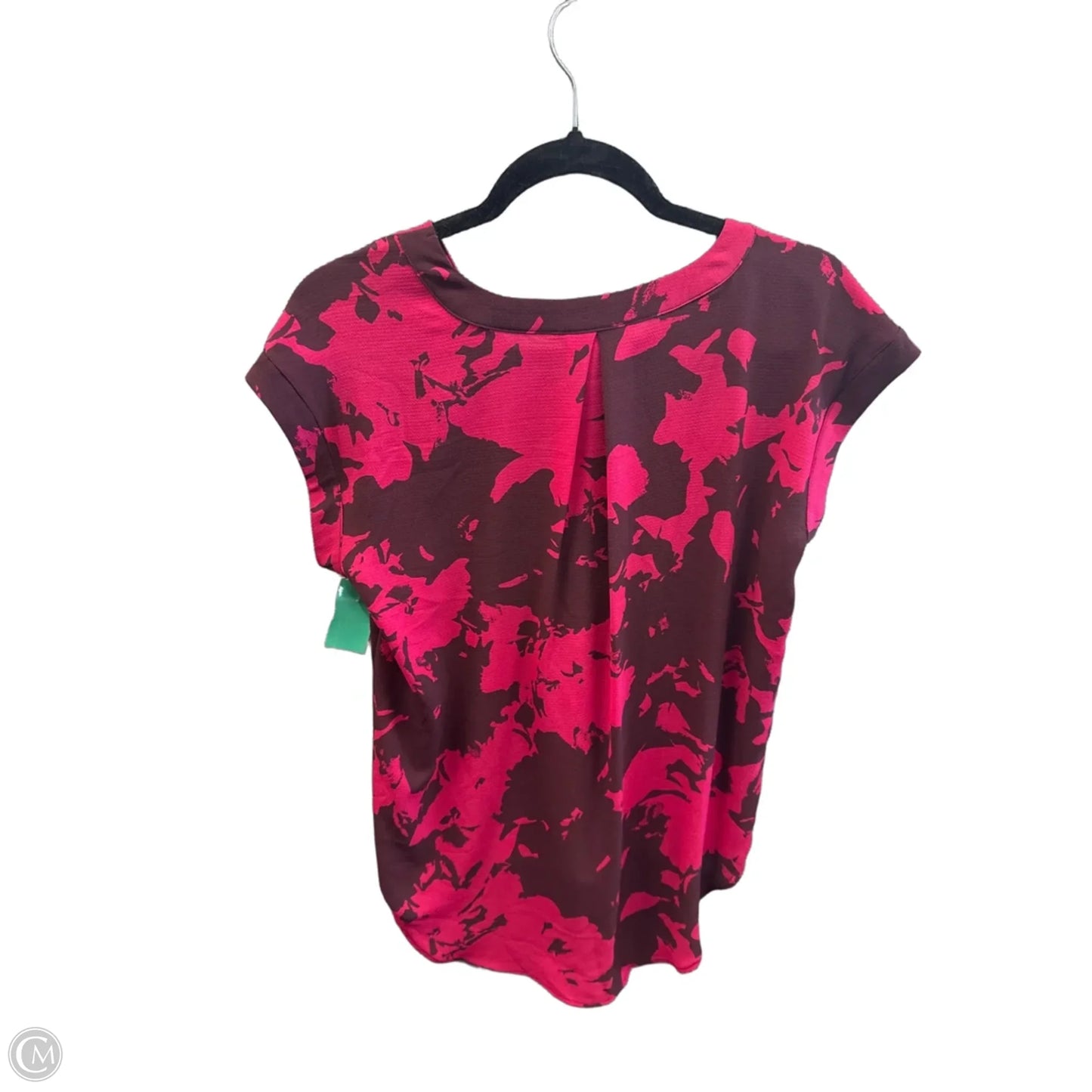 Top Short Sleeve By Simply Vera In Pink, Size: S