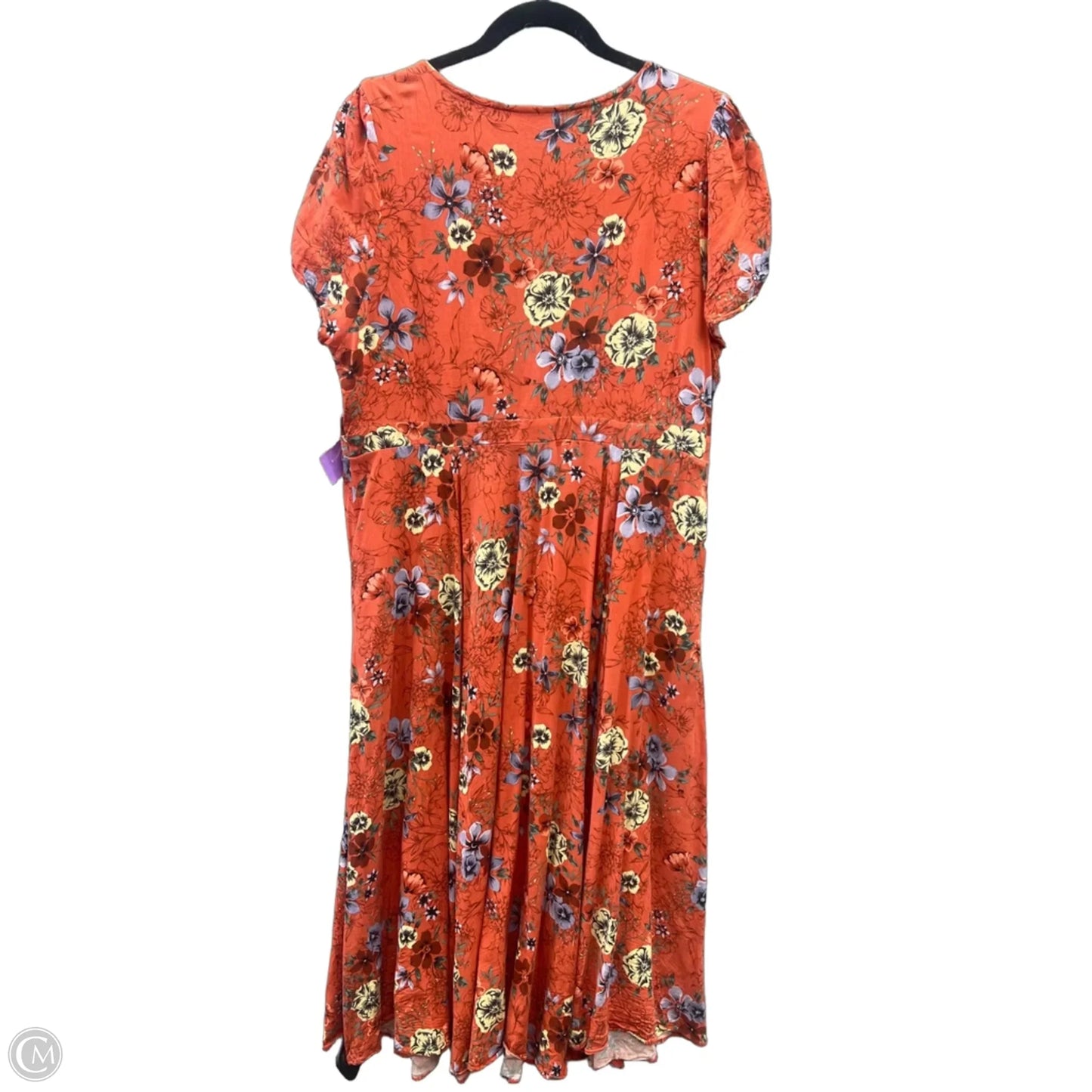 Dress Casual Midi By Torrid In Orange, Size: 1x