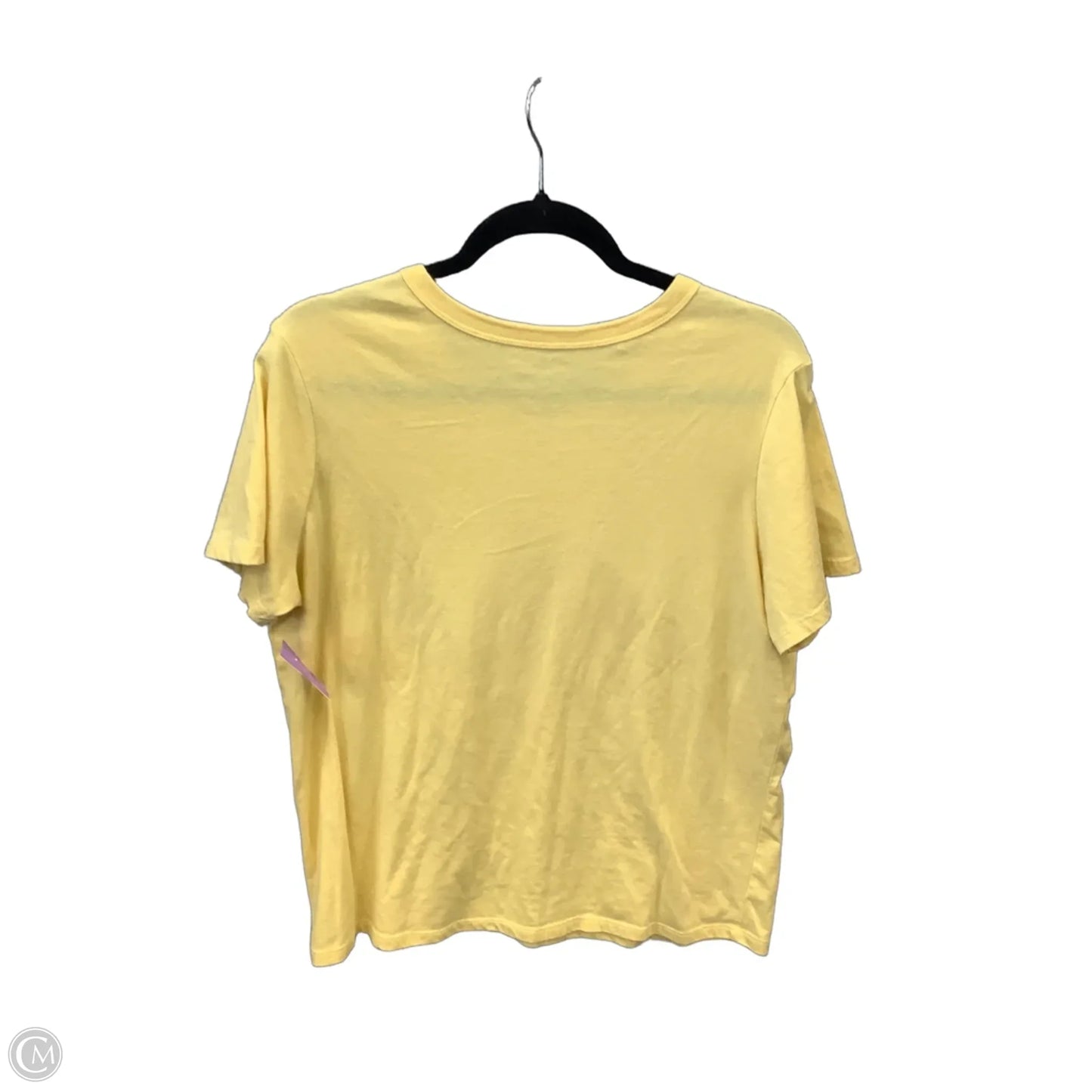 Top Short Sleeve By Zoe And Liv In Yellow, Size: L